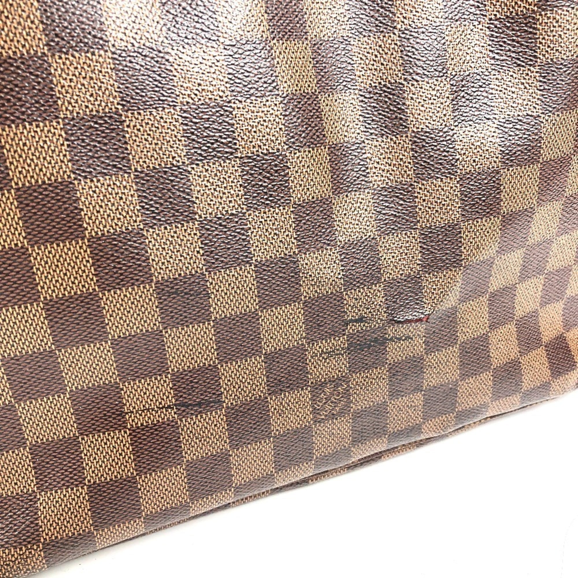 Louis Vuitton Brown Damier Canvas Ebene Galle Damier Canvas Handbag Shoulder Bag Tote Bag (Pre-Owned)