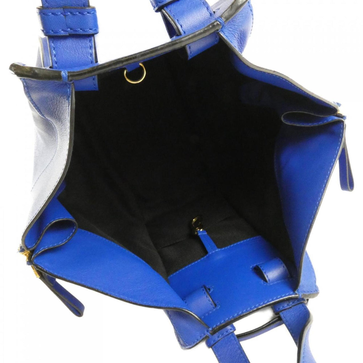Loewe Electric Blue Leather Shoulder Bag (Pre-Owned)