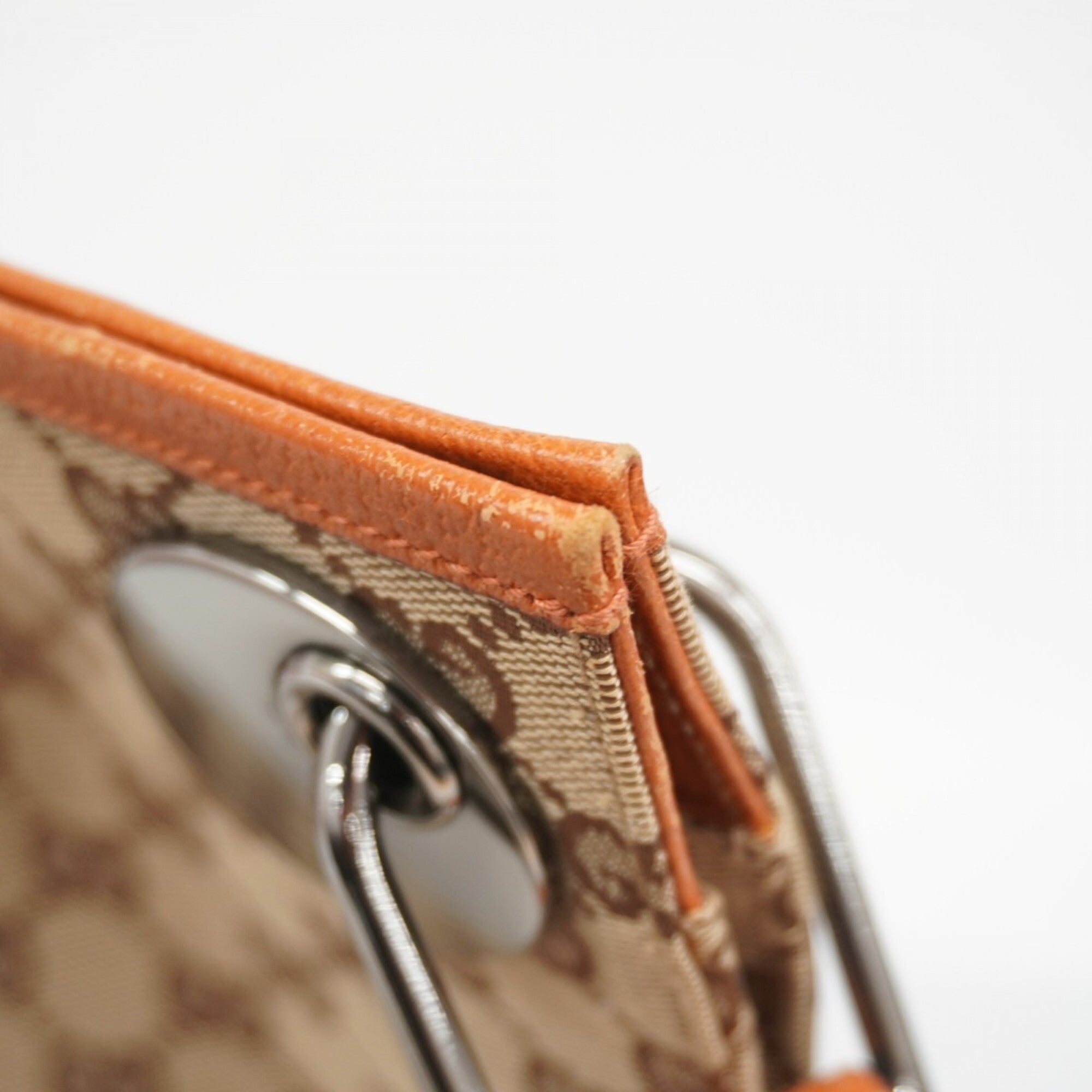 Gucci Brown Canvas Shoulder Bag (Pre-Owned)