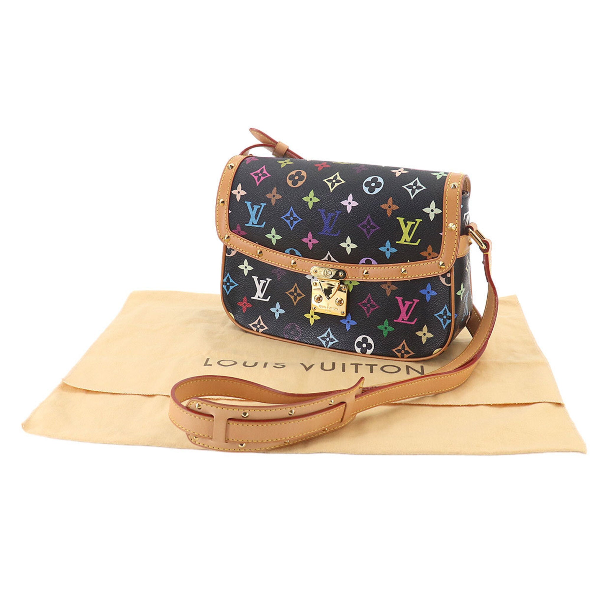 Louis Vuitton Multi-Color Noir Monogram Multicolore Shoulder Bag (Pre-Owned)