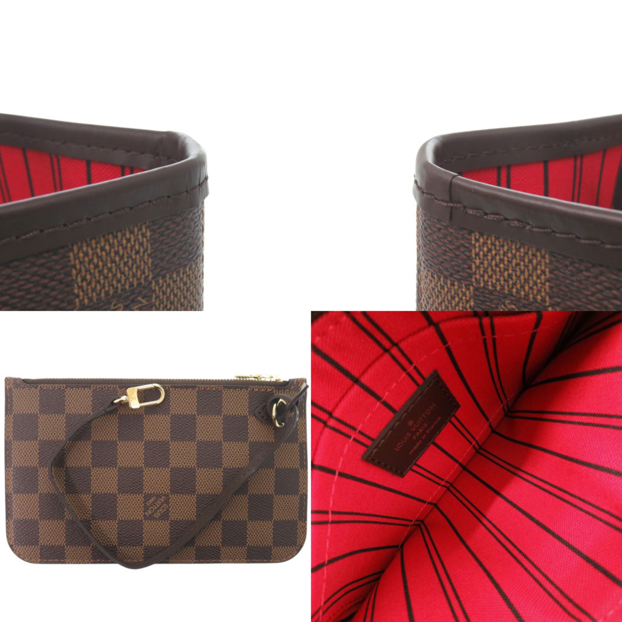 Louis Vuitton Brown Cerise Damier Canvas Tote Bag (Pre-Owned)