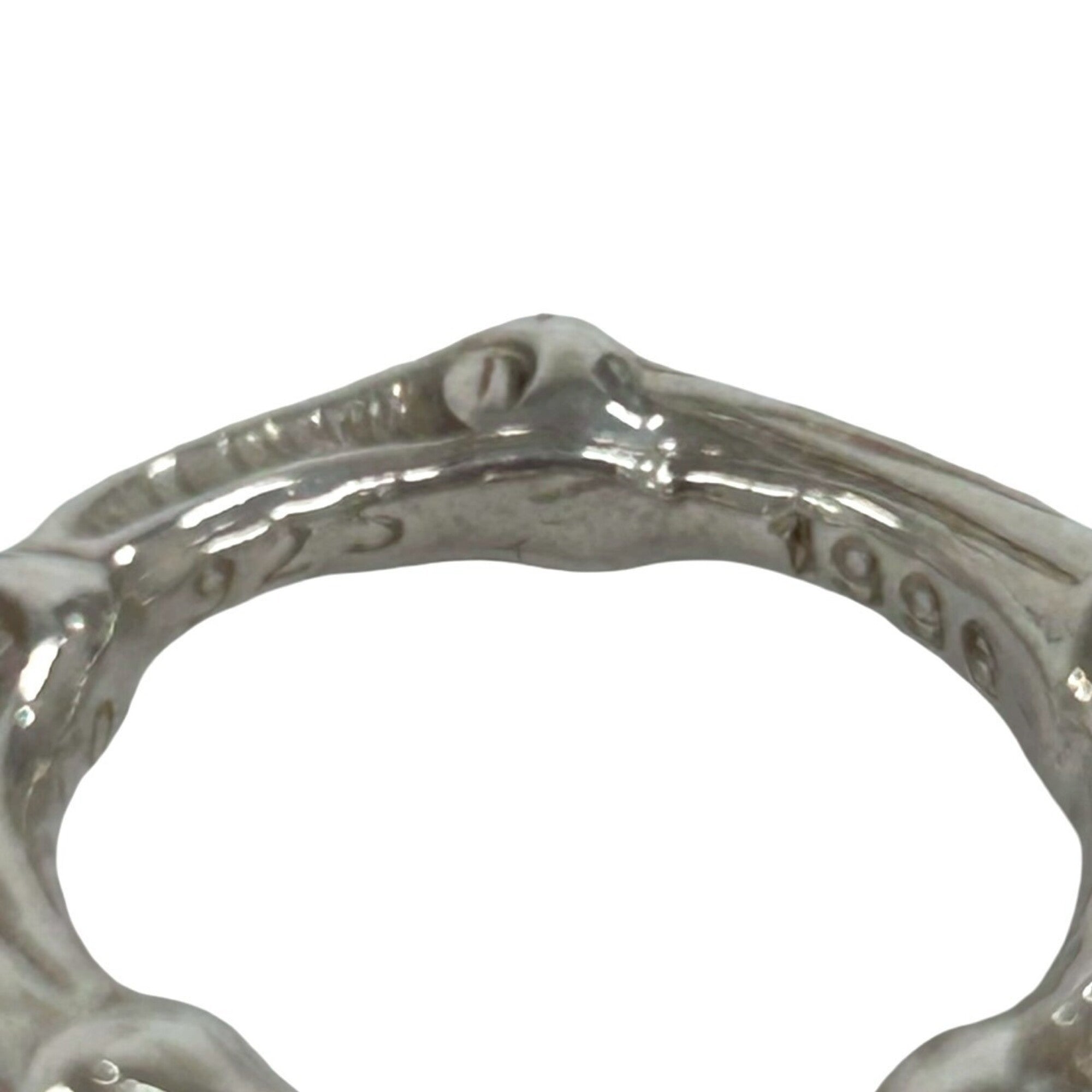 Tiffany Silver Silver 925 Band Ring (Pre-Owned)