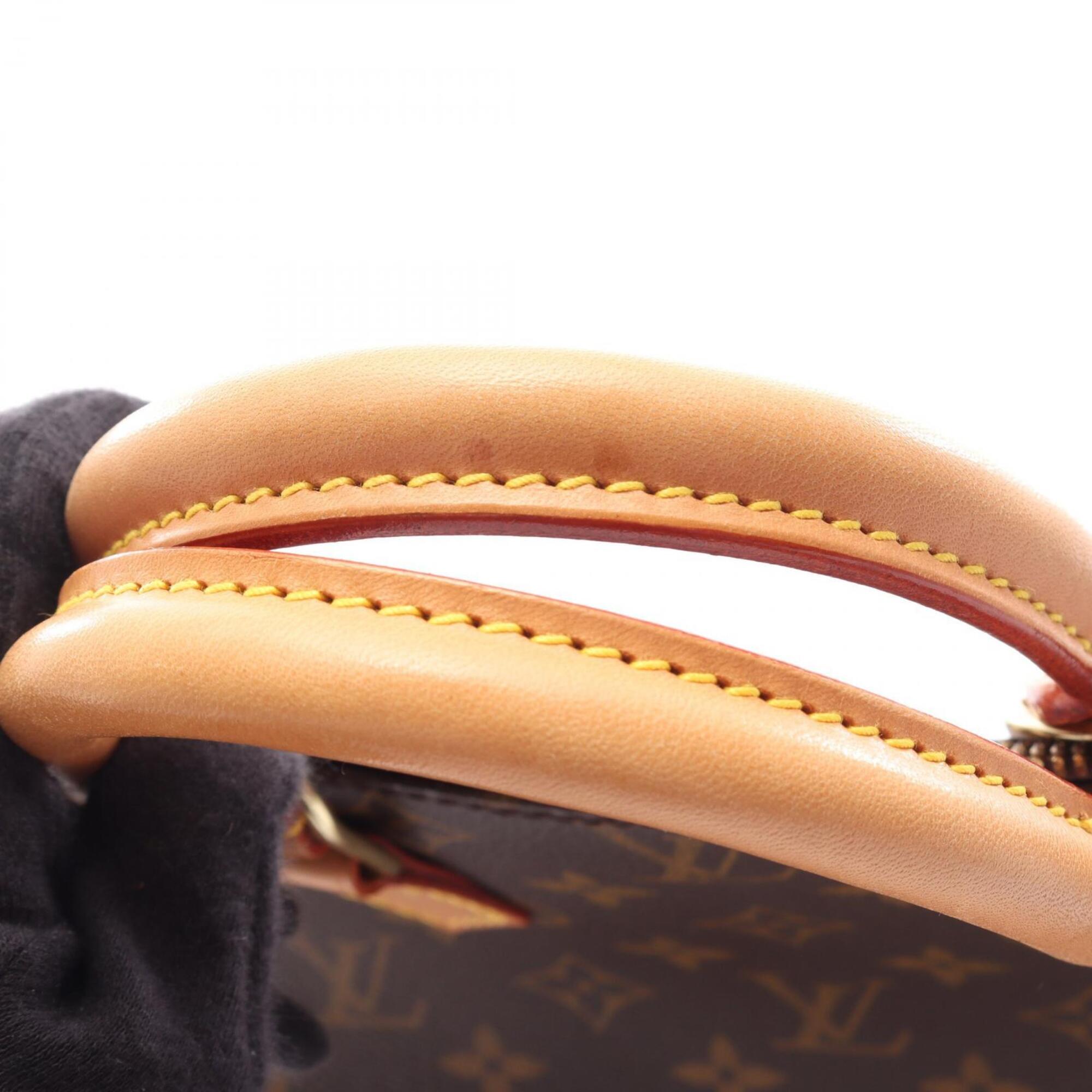 Louis Vuitton Brown Pvc Leather Handbag (Pre-Owned)