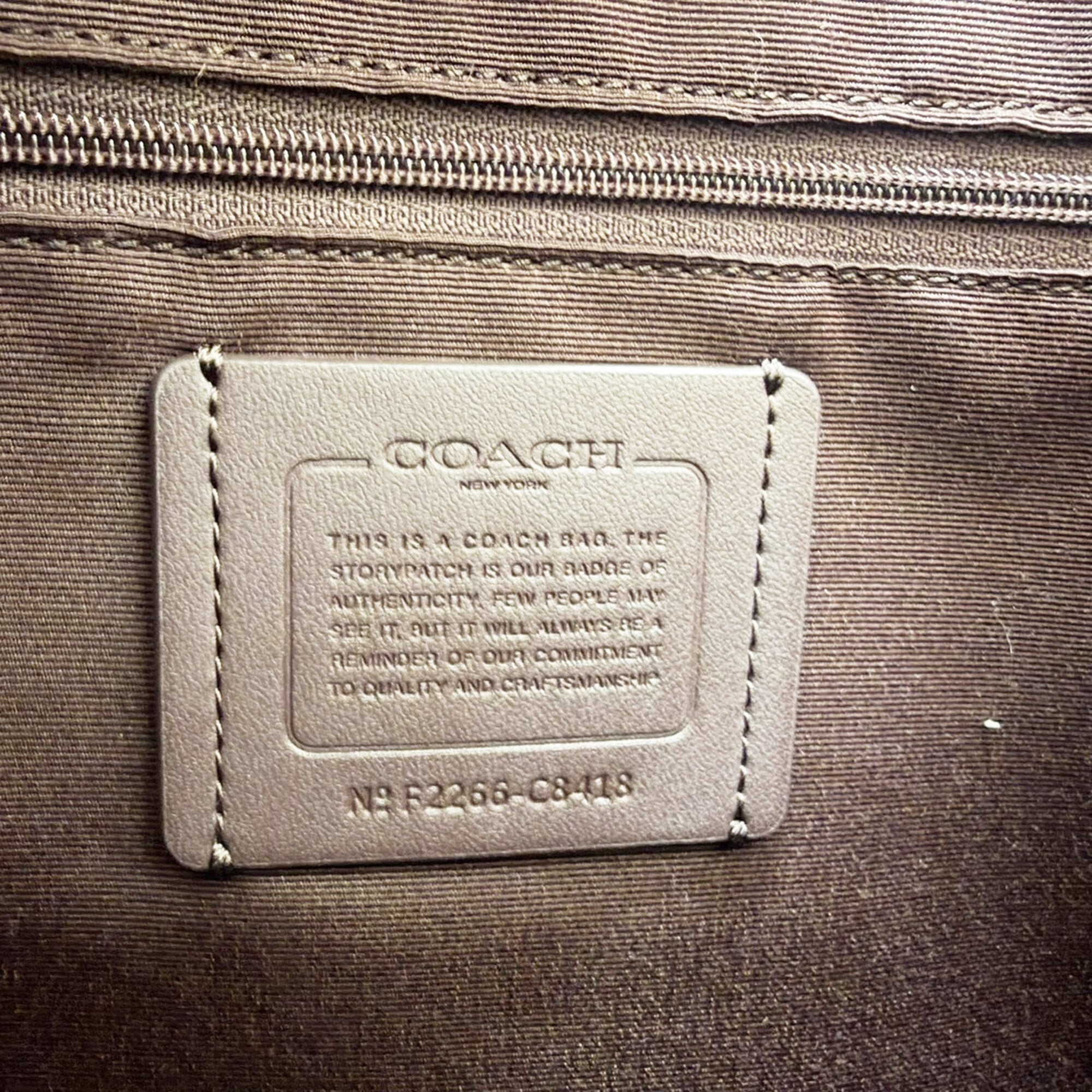 Coach Red Color Wine Leather Canvas Tote Bag (Pre-Owned)