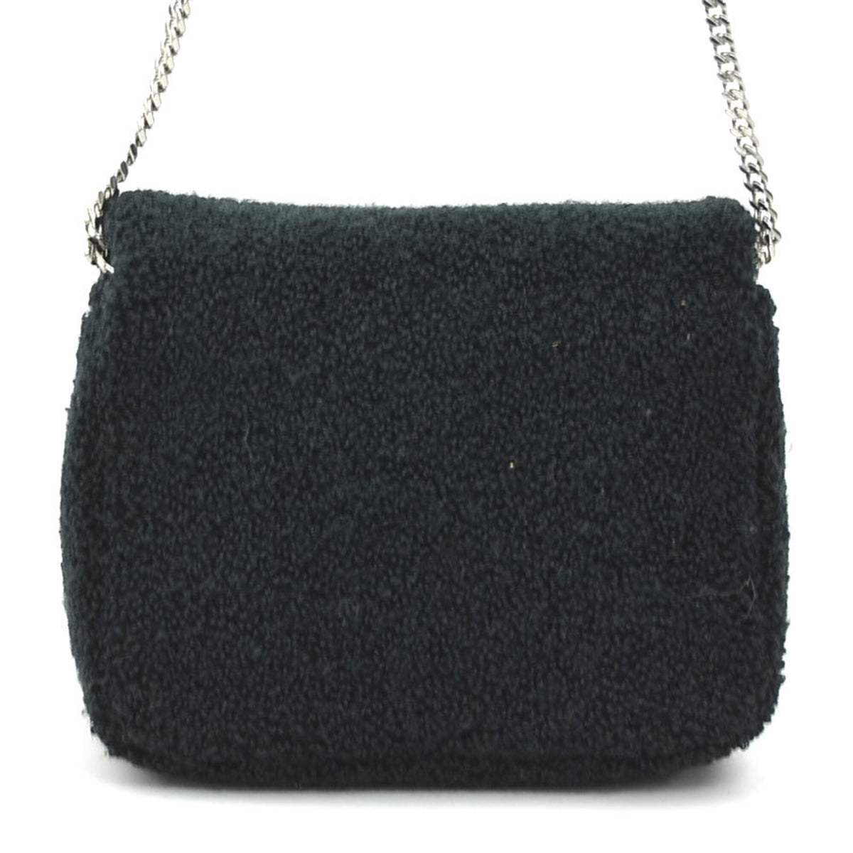 Burberry Black Pile Fabric Shoulder Bag (Pre-Owned)