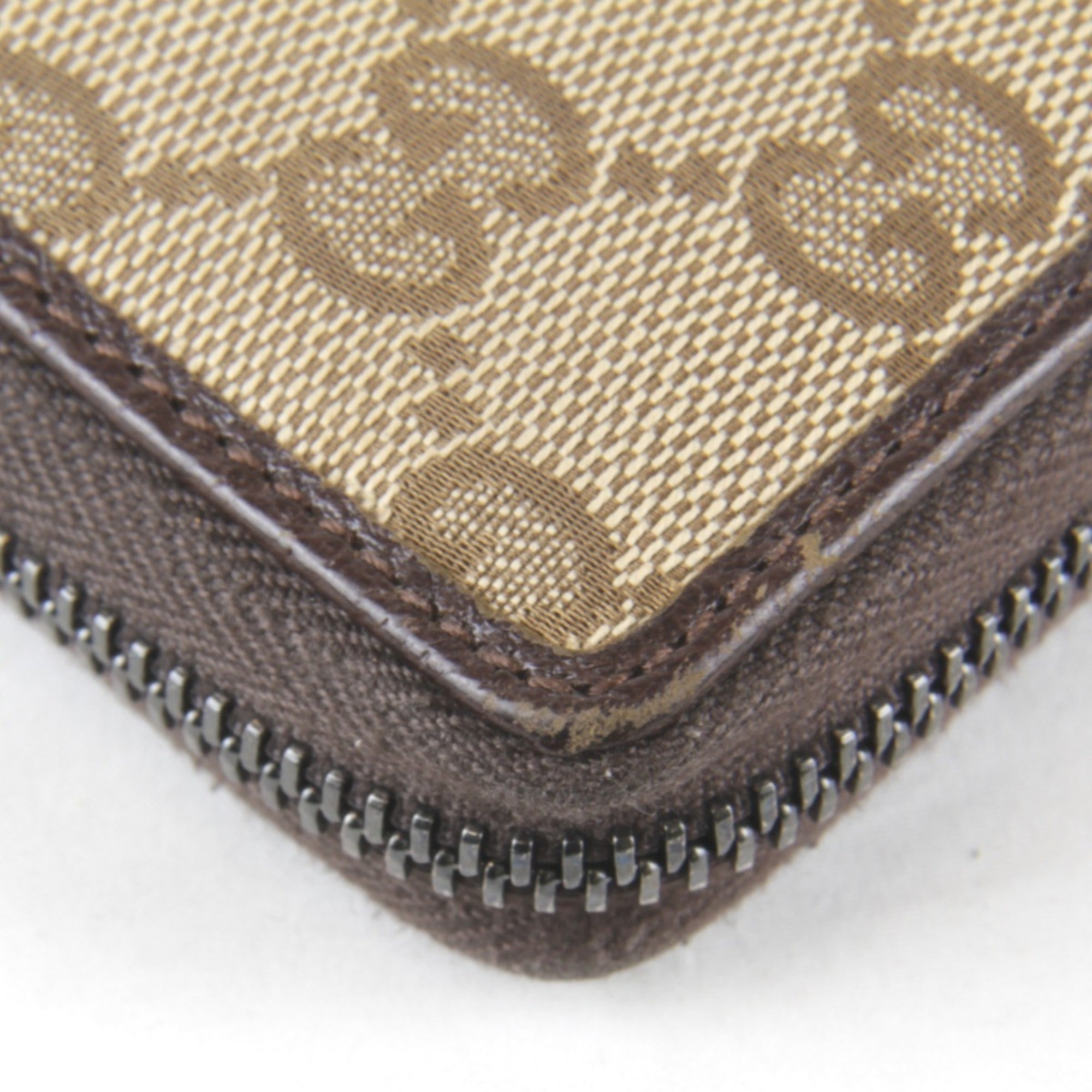 Gucci Brown Gg Canvas Long Wallet (Bi-Fold) (Pre-Owned)