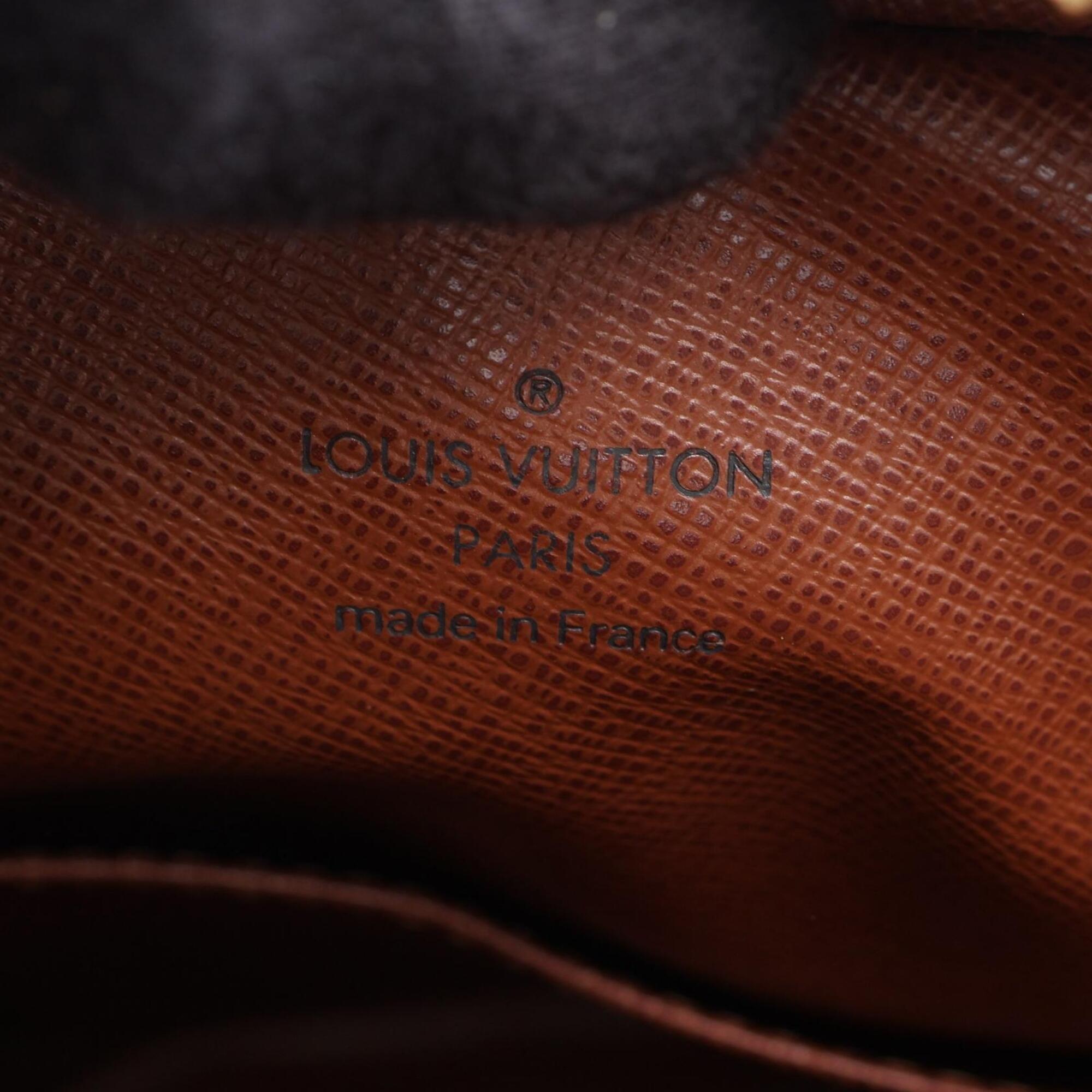 Louis Vuitton Brown Coated Canvas Pvc Monogram Leather Handbag Shoulder Bag (Pre-Owned)
