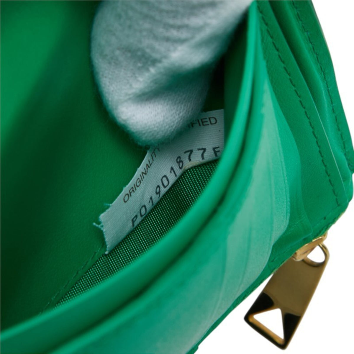 Bottega Veneta Green Leather Wallet (Bi-Fold) (Pre-Owned)