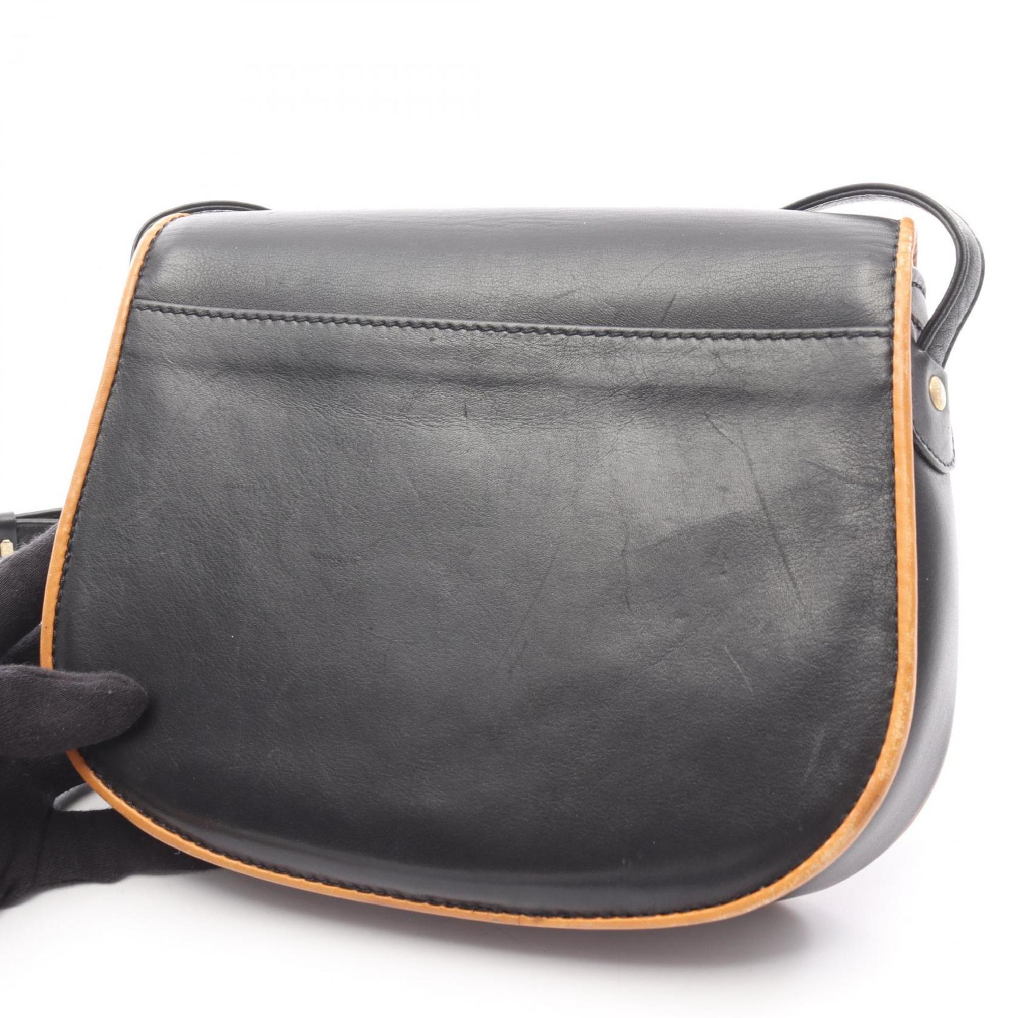 Celine Black Leather Shoulder Bag (Pre-Owned)