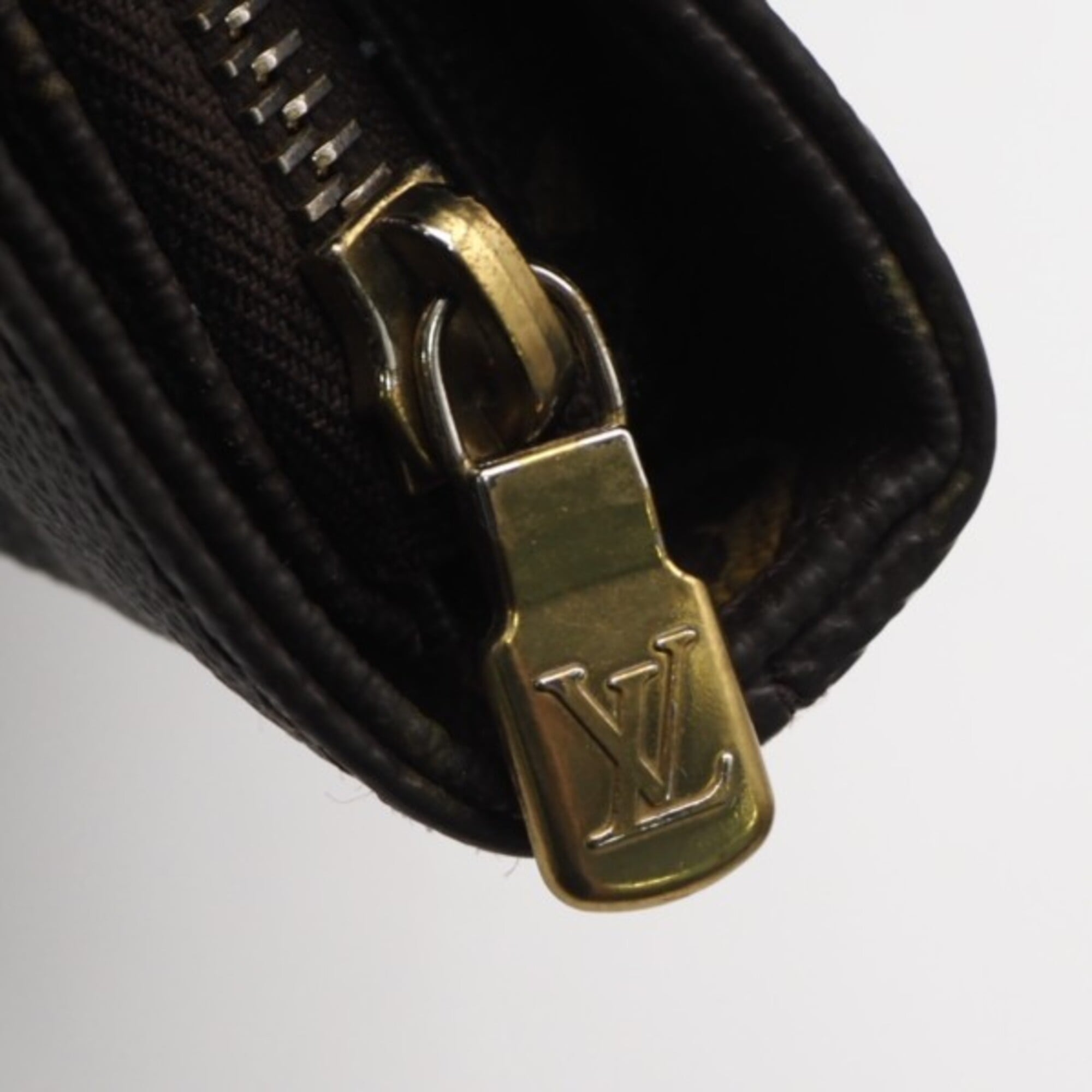 Louis Vuitton Beige Brown Coated Canvas Leather Handbag (Pre-Owned)