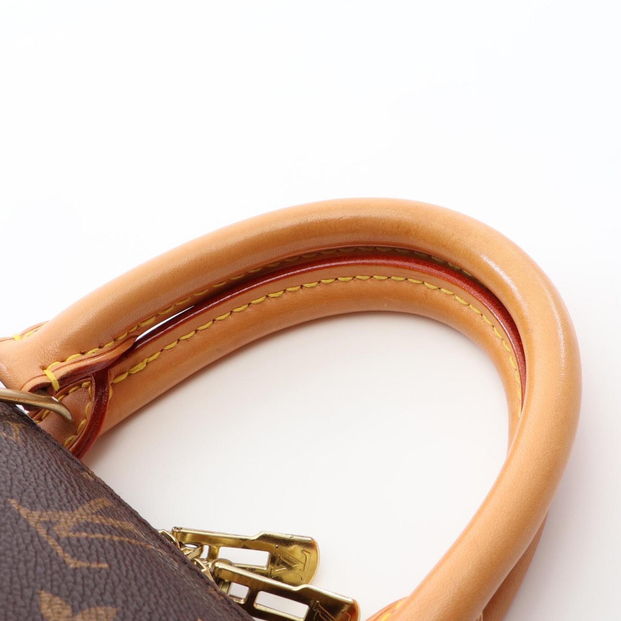 Louis Vuitton Brown Coated Canvas Leather Handbag (Pre-Owned)