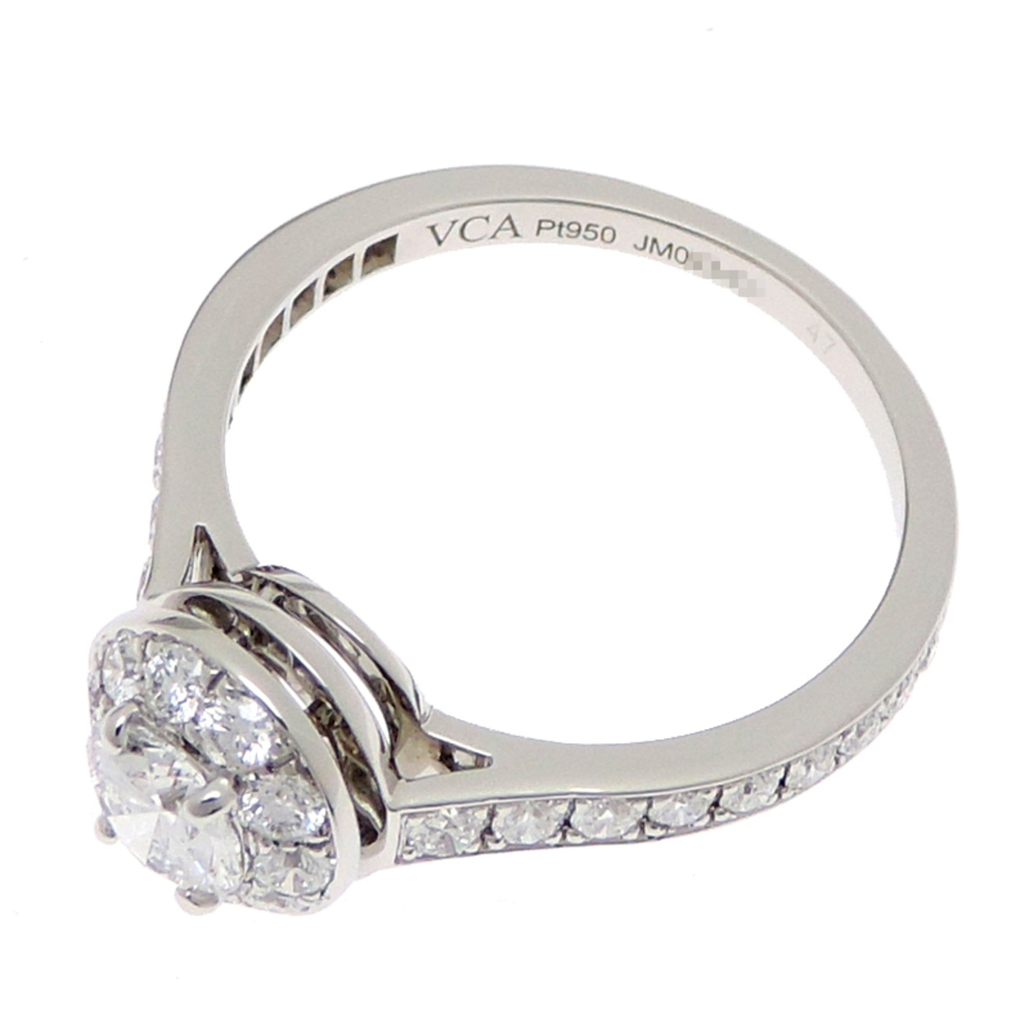 Van Cleef & Arpels Platinum 950 Band Ring (Pre-Owned)