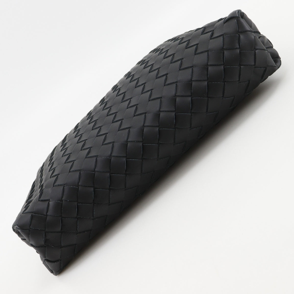 Bottega Veneta Black Leather Clutch Bag (Pre-Owned)