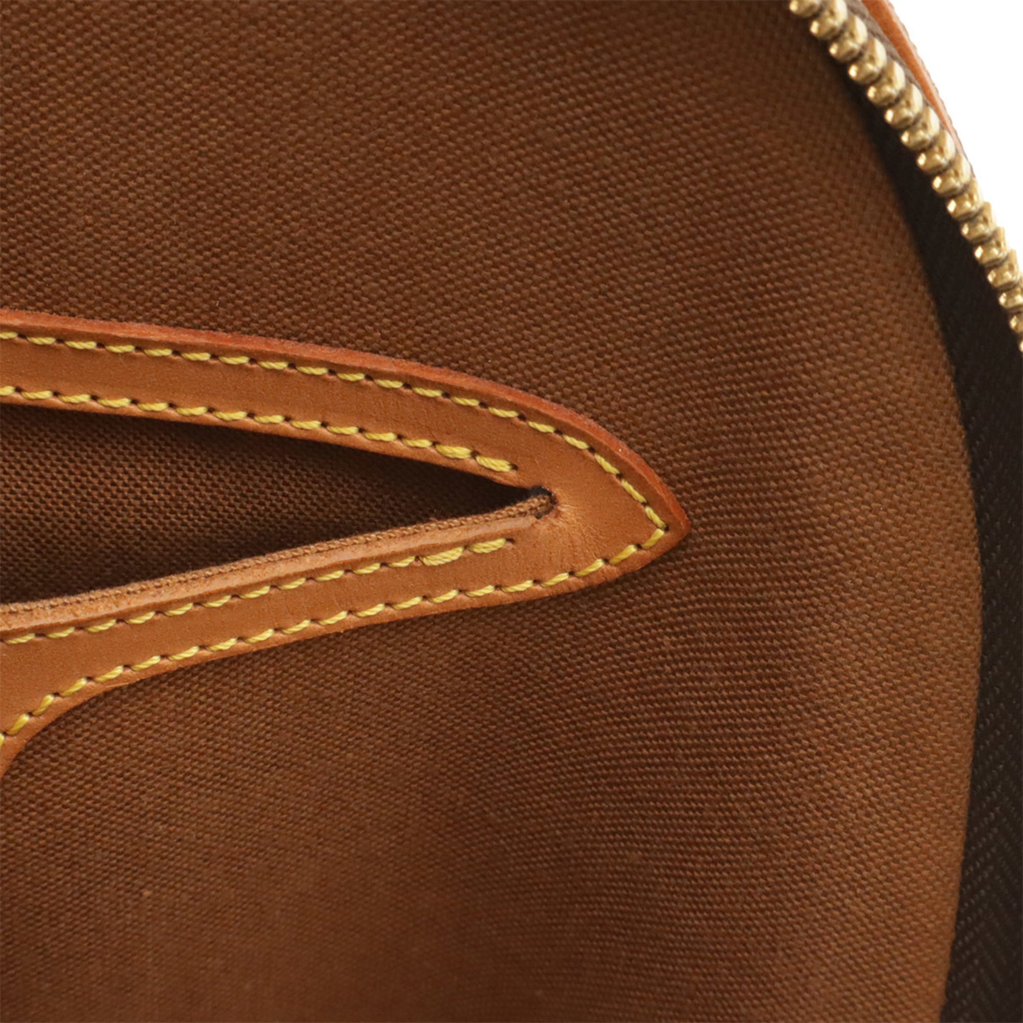 Louis Vuitton Brown Monogram Canvas Backpack Shoulder Bag (Pre-Owned)