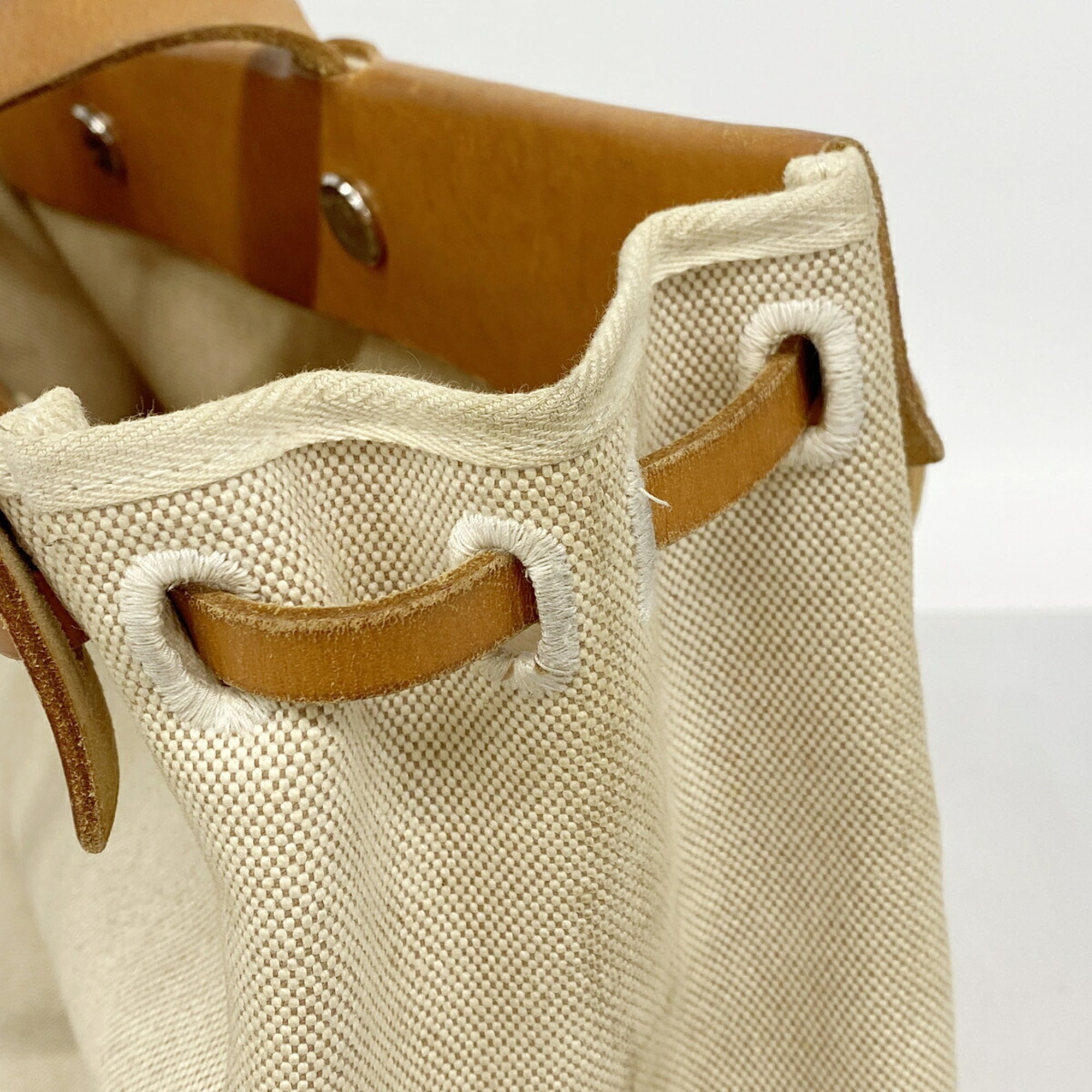 Hermes Natural Toile H Tote Bag (Pre-Owned)