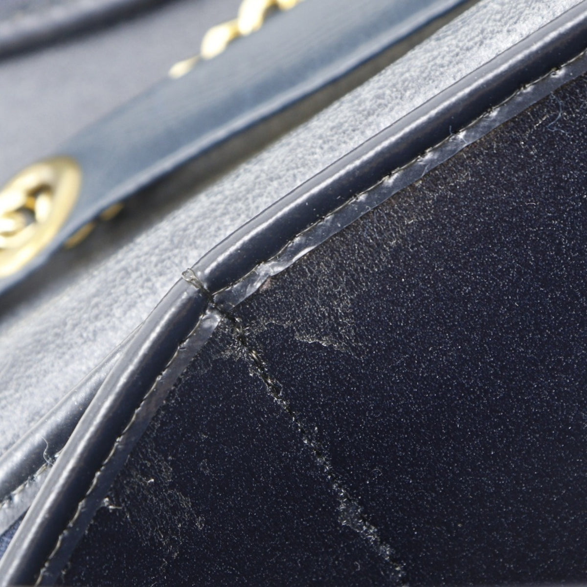 Christian Dior Navy Canvas Shoulder Bag (Pre-Owned)