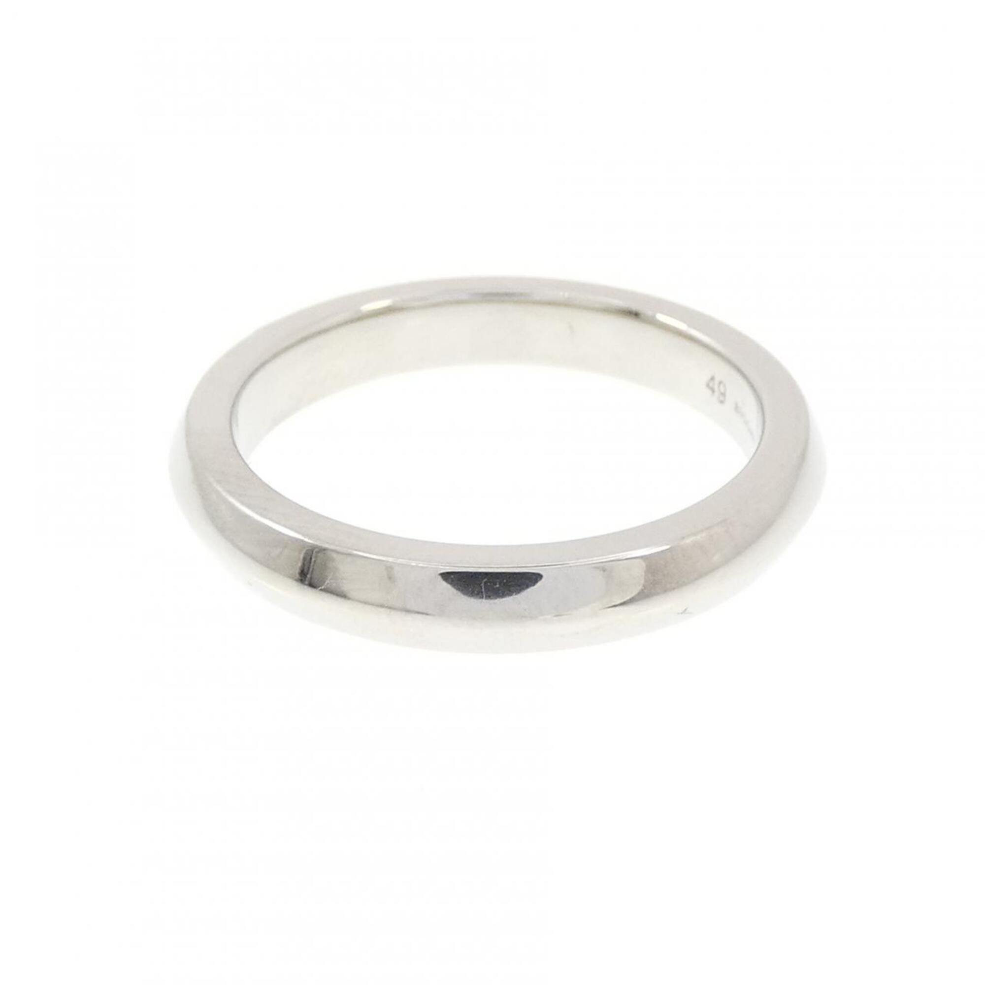 Bvlgari Platinum Platinum 950 Band Ring (Pre-Owned)