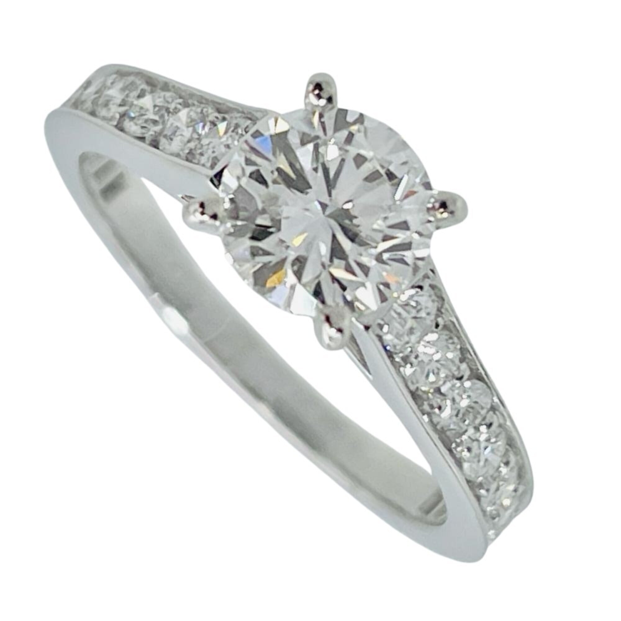 Cartier Platinum Platinum 950 Band Ring (Pre-Owned)