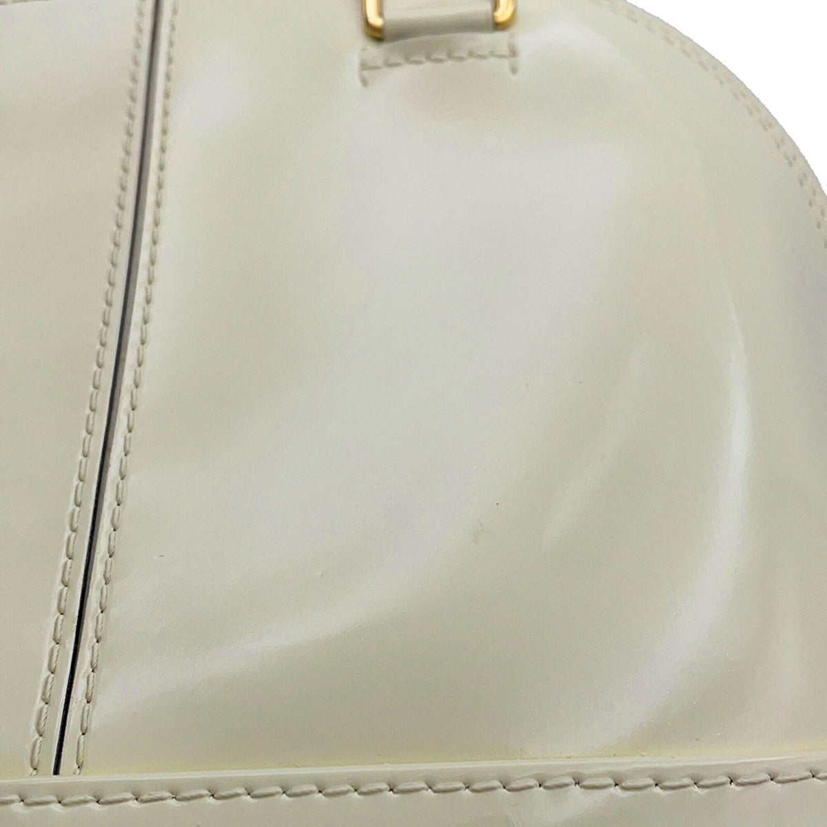 Louis Vuitton Blanc White Monogram Vernis Monogram Handbag Shoulder Bag (Pre-Owned)