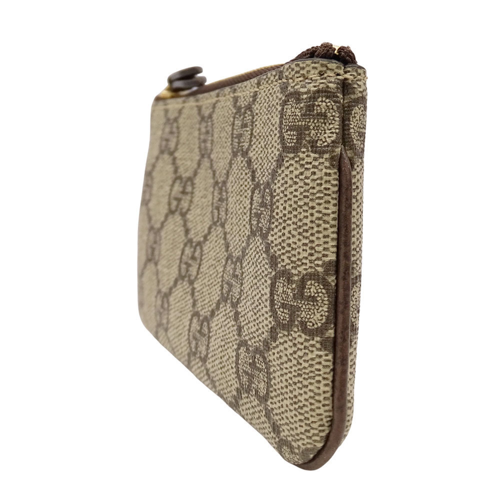 Gucci Brown Gg Supreme Coin Purse/Coin Case (Pre-Owned)