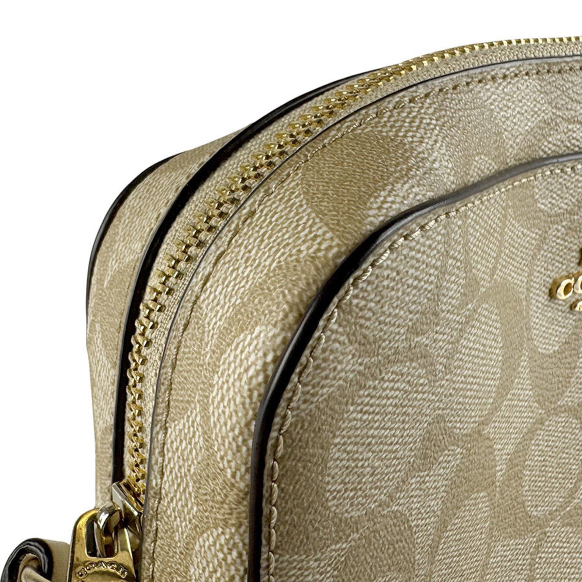 Coach Beige Ivory Leather Shoulder Bag (Pre-Owned)