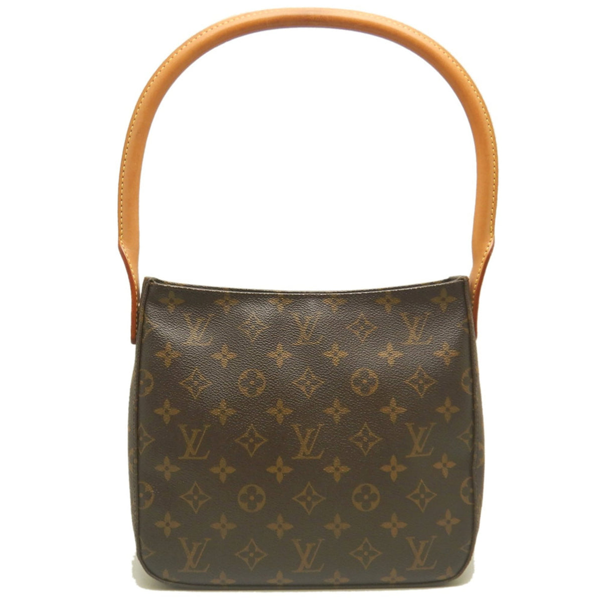 Louis Vuitton Brown Monogram Canvas Shoulder Bag Tote Bag (Pre-Owned)