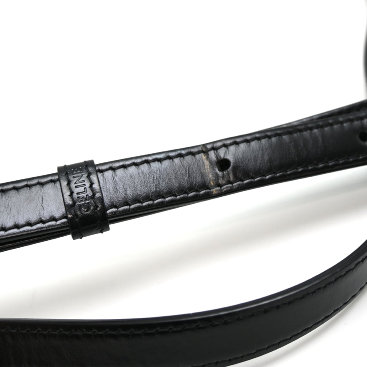 Celine Black Leather Shoulder Bag (Pre-Owned)