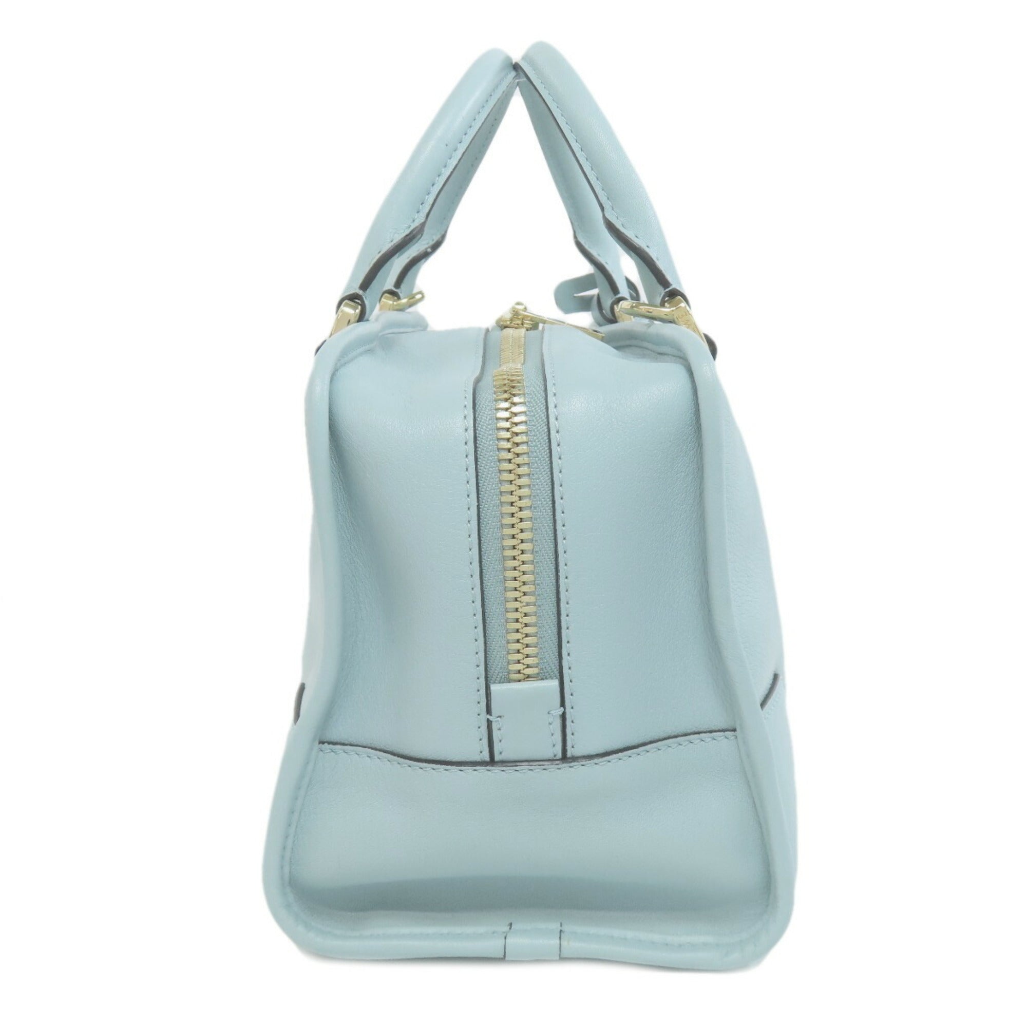 Loewe Light Blue Leather Handbag (Pre-Owned)