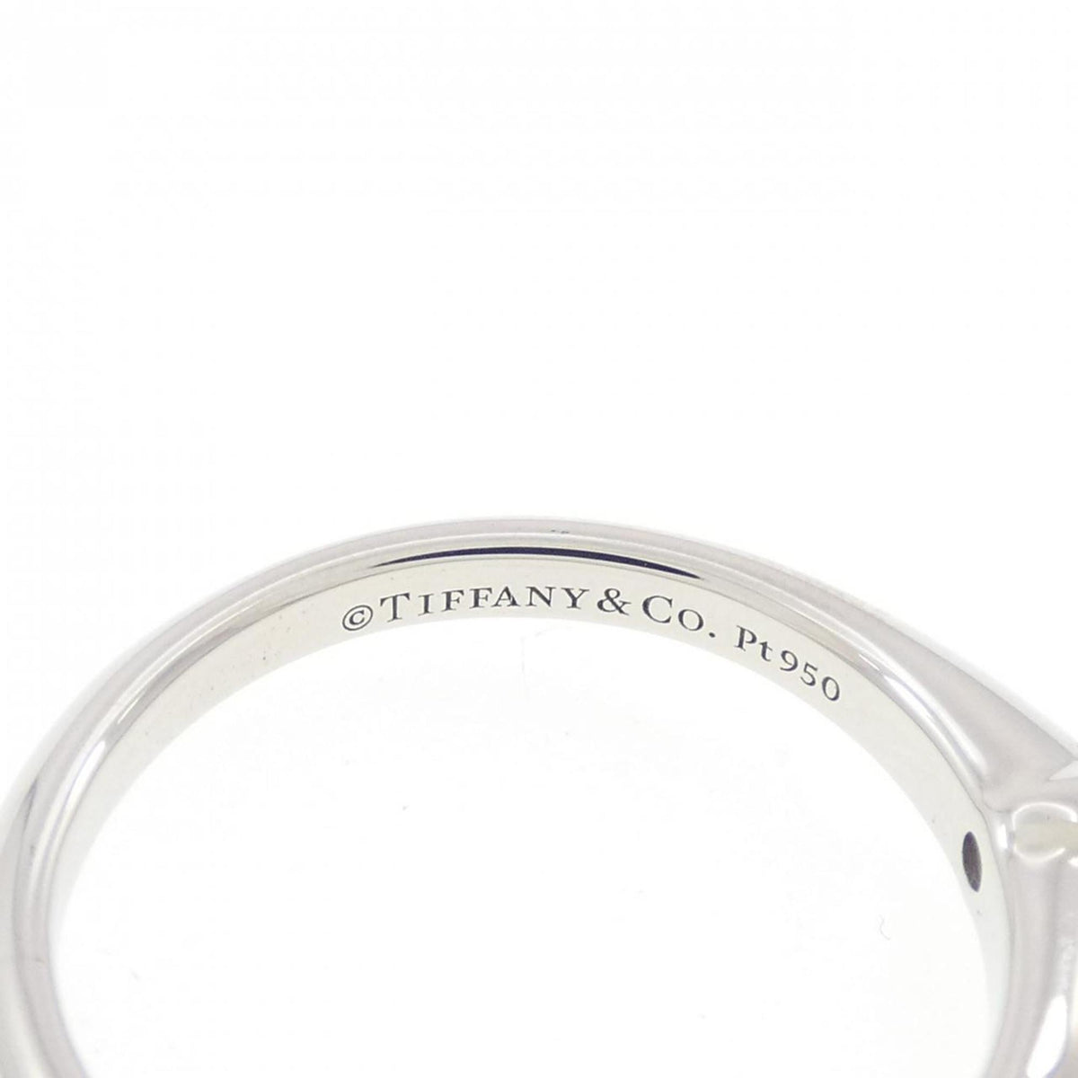 Tiffany Platinum 950 Band Ring (Pre-Owned)