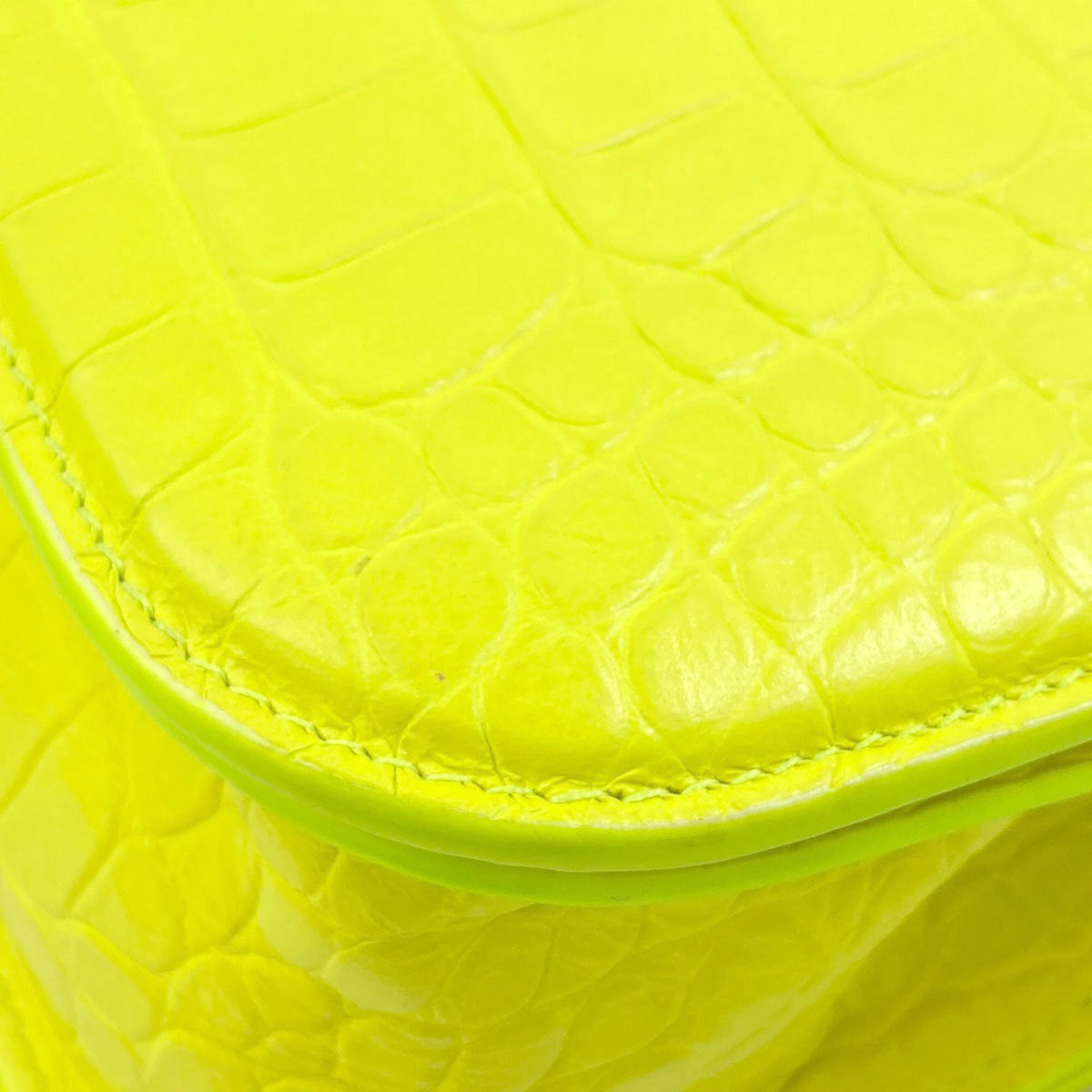 Balenciaga Yellow Leather Shoulder Bag (Pre-Owned)