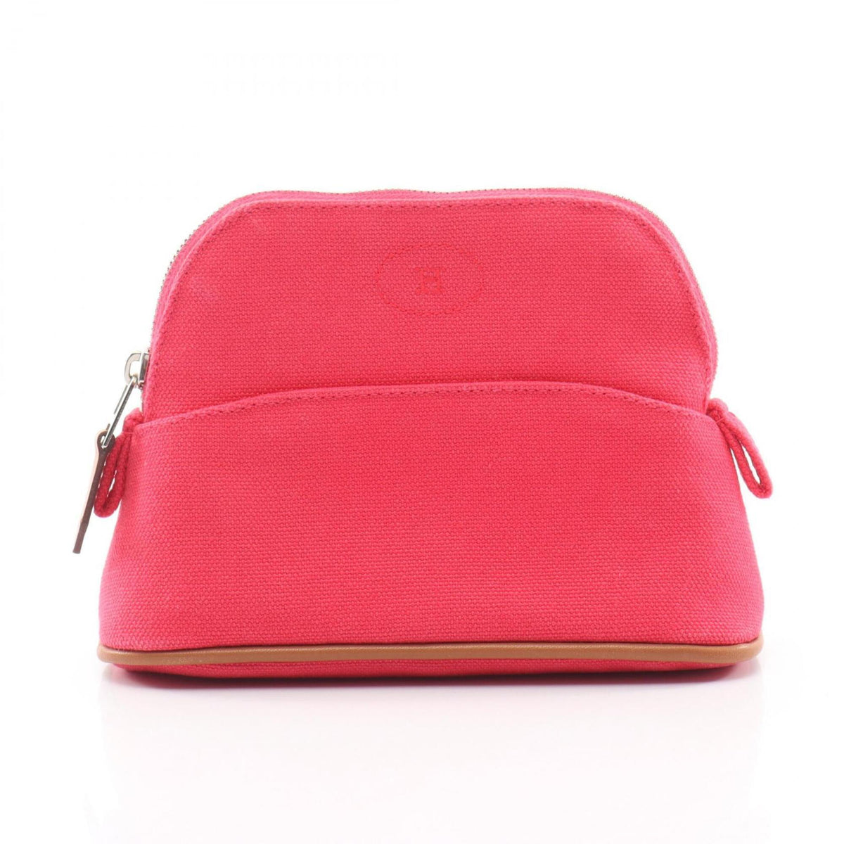 Hermes Pink Canvas Handbag Pouch (Pre-Owned)