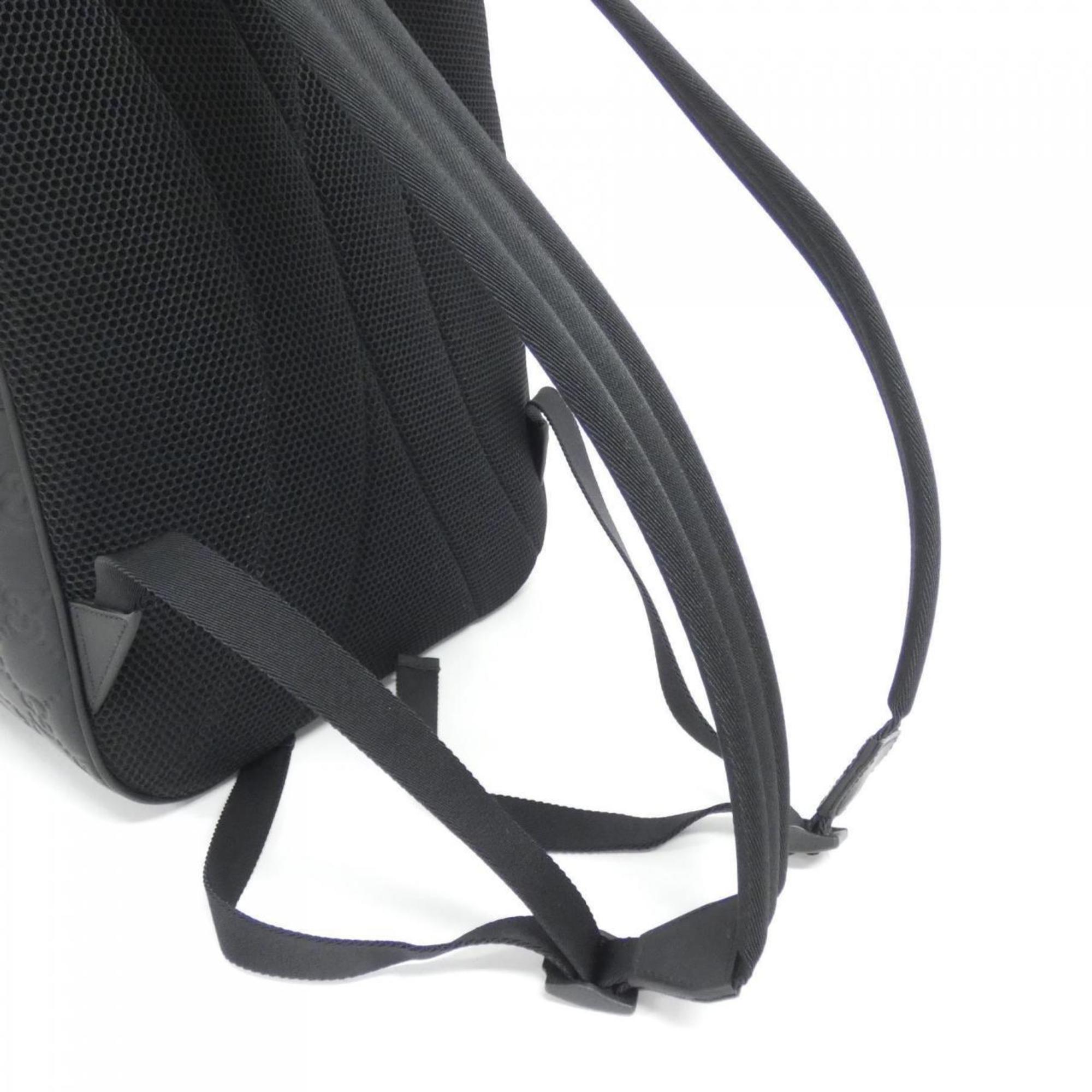 Gucci Black Leather Backpack (Pre-Owned)