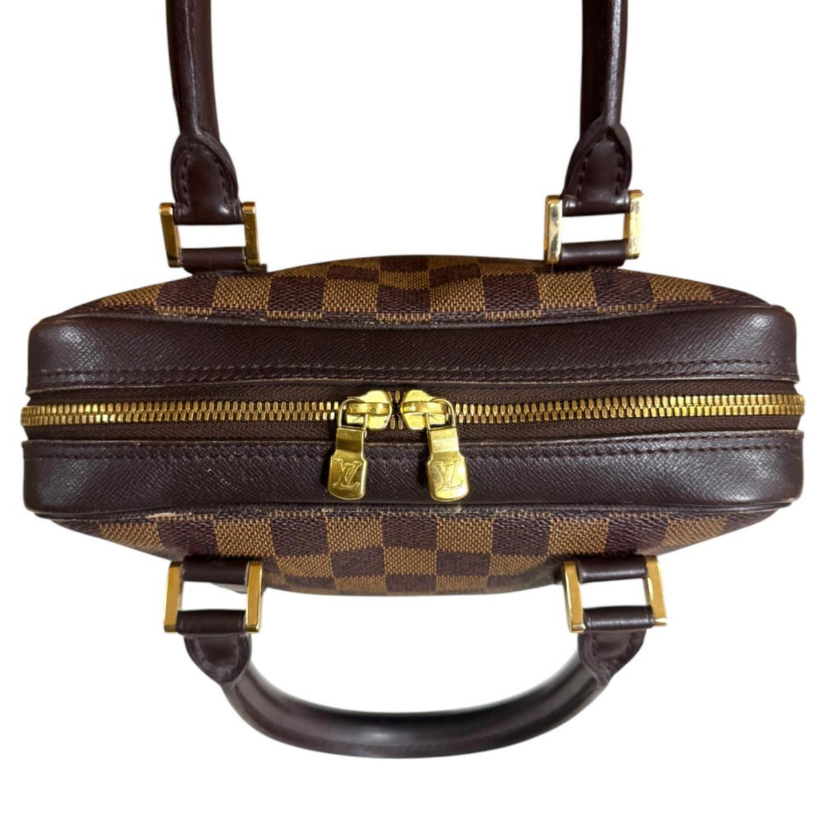 Louis Vuitton Damier Brown Damier Canvas Handbag (Pre-Owned)