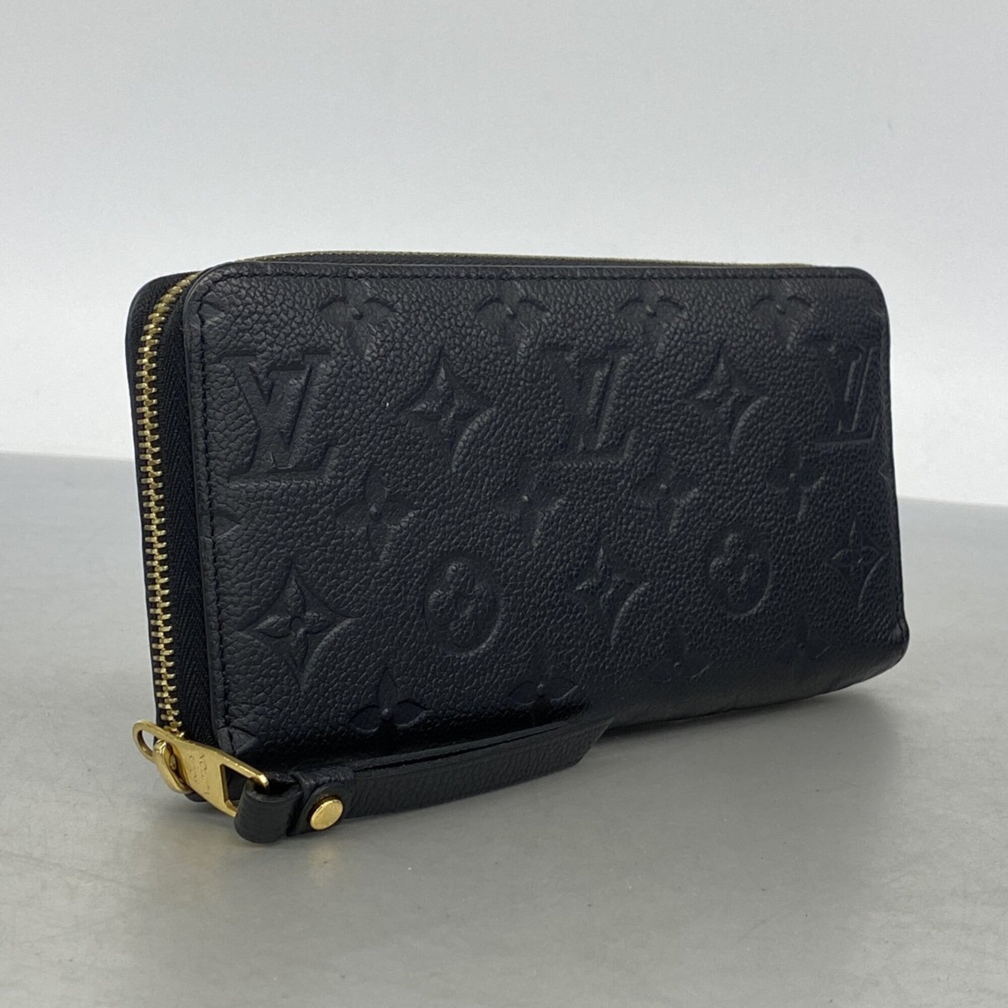 Louis Vuitton Noir Long Wallet (Bi-Fold) (Pre-Owned)