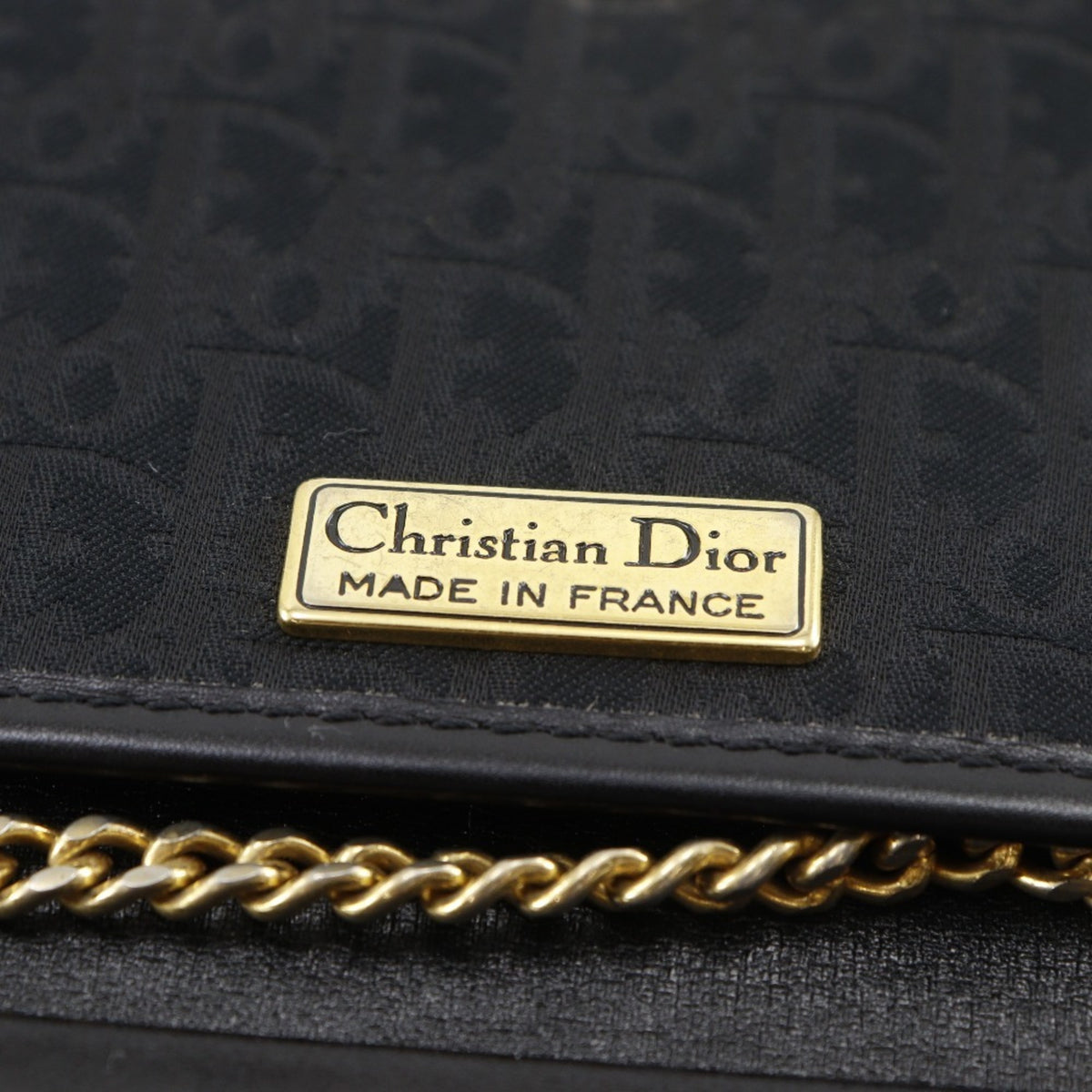 Christian Dior Black Canvas Shoulder Bag (Pre-Owned)