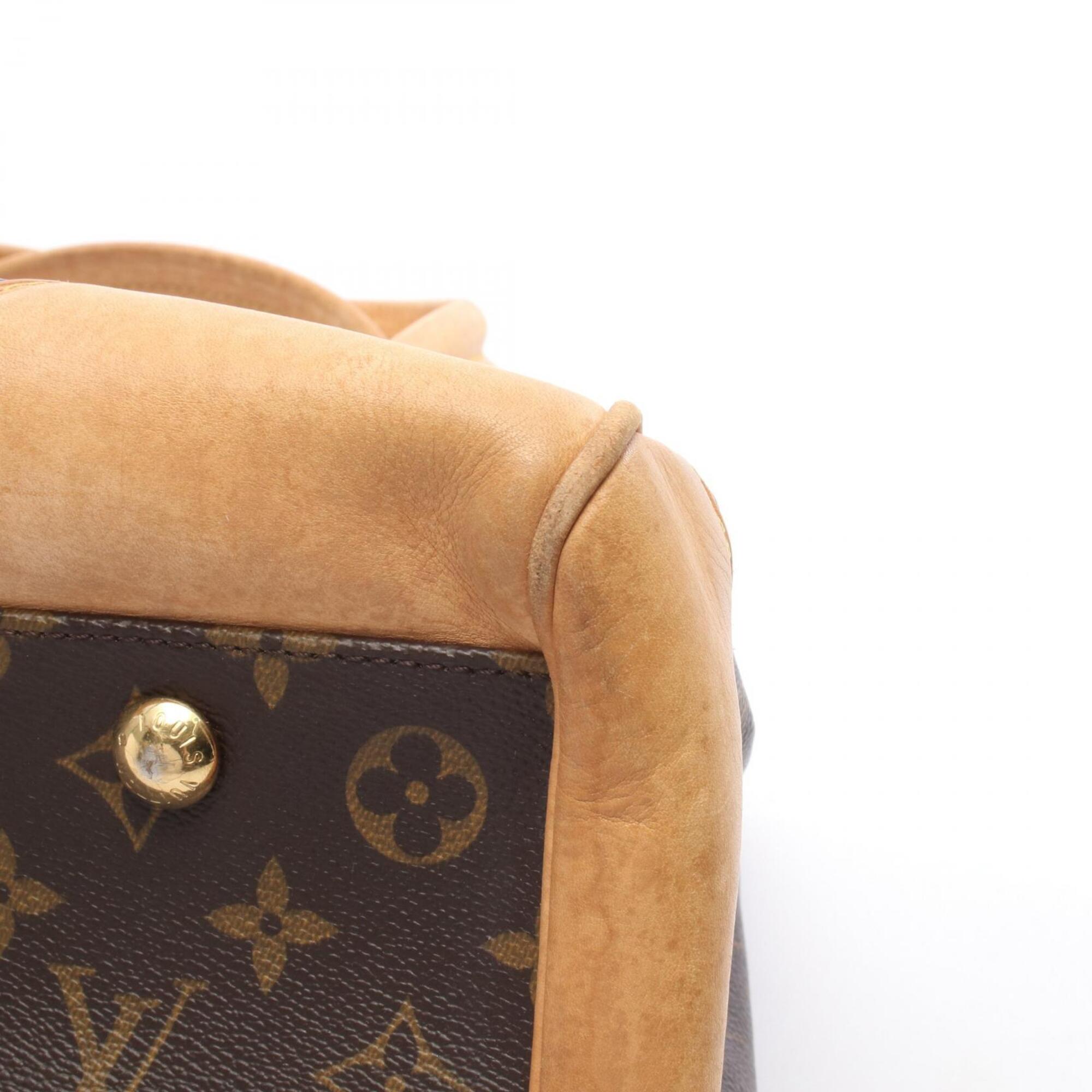 Louis Vuitton Brown Coated Canvas Monogram Pvc Leather Handbag Shoulder Bag (Pre-Owned)