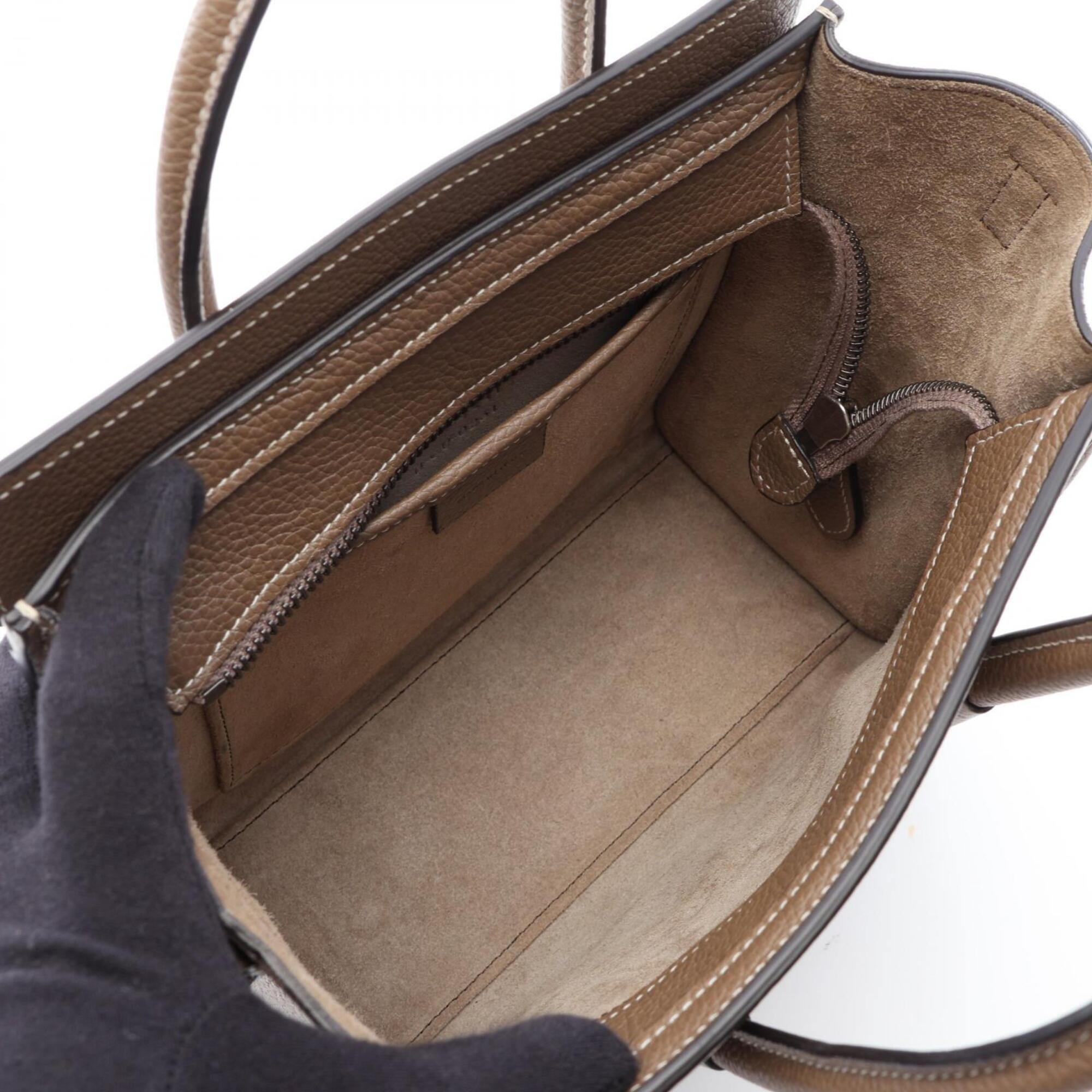 Celine Beige Leather Handbag (Pre-Owned)