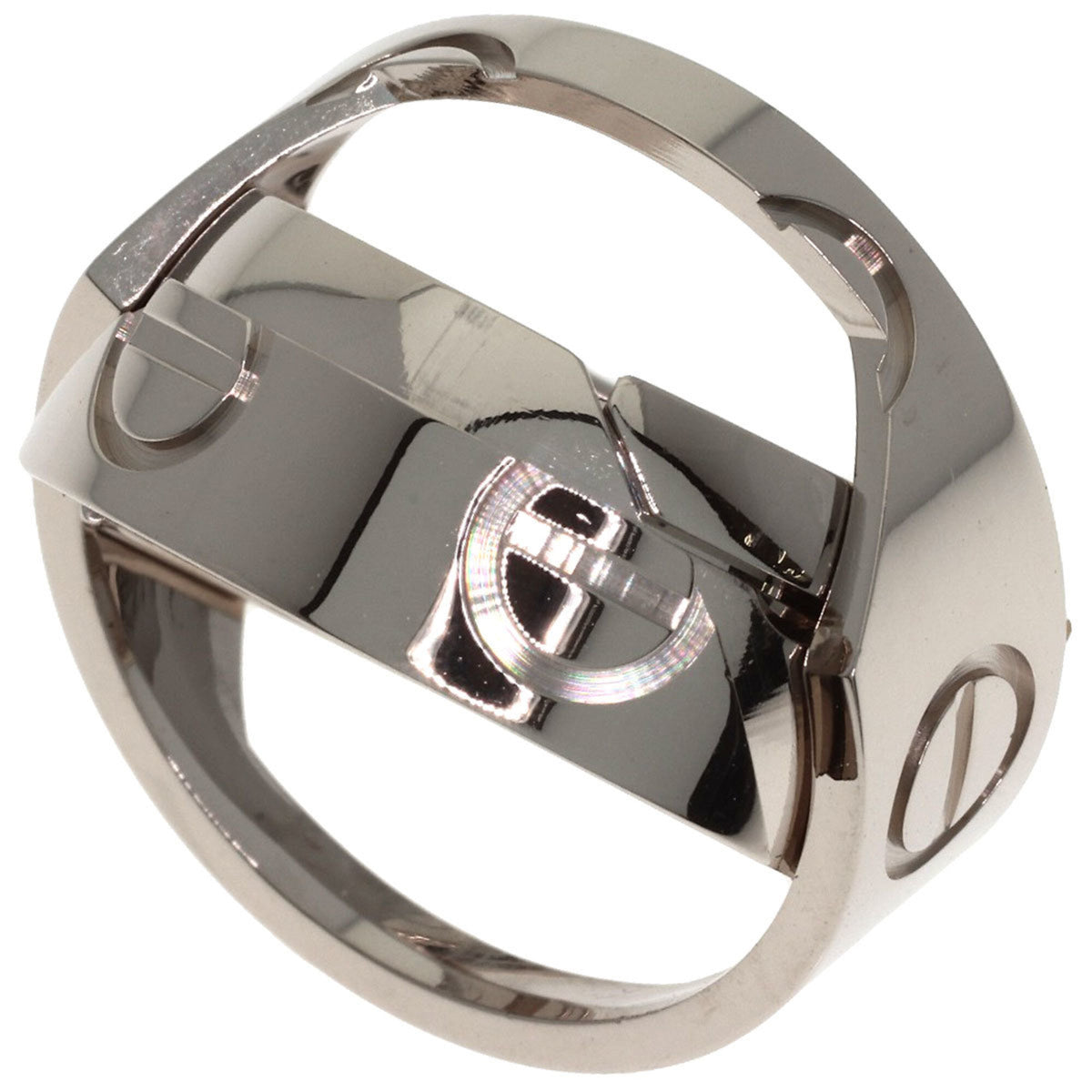 Cartier Silver White Gold (18K) Band Ring (Pre-Owned)