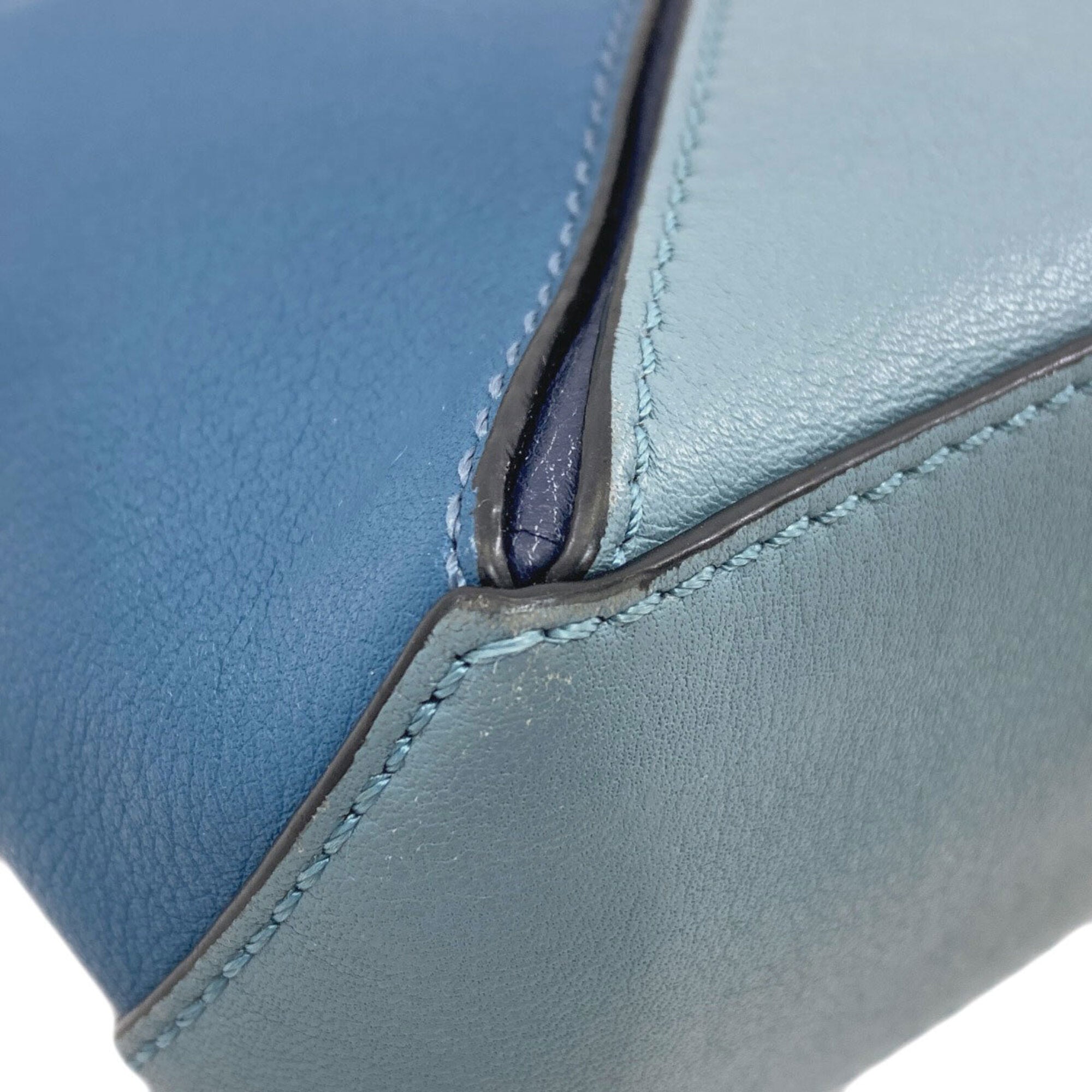 Loewe Puzzle Blue Shoulder Bag (Pre-Owned)