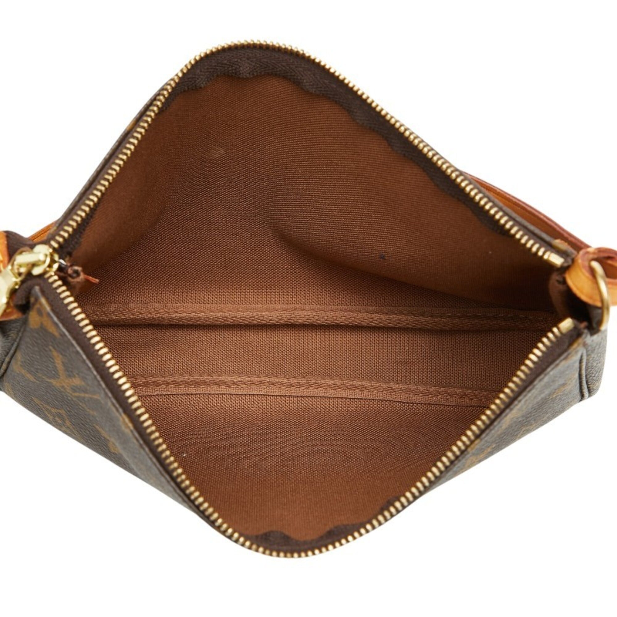Louis Vuitton Brown Pvc Leather Handbag (Pre-Owned)