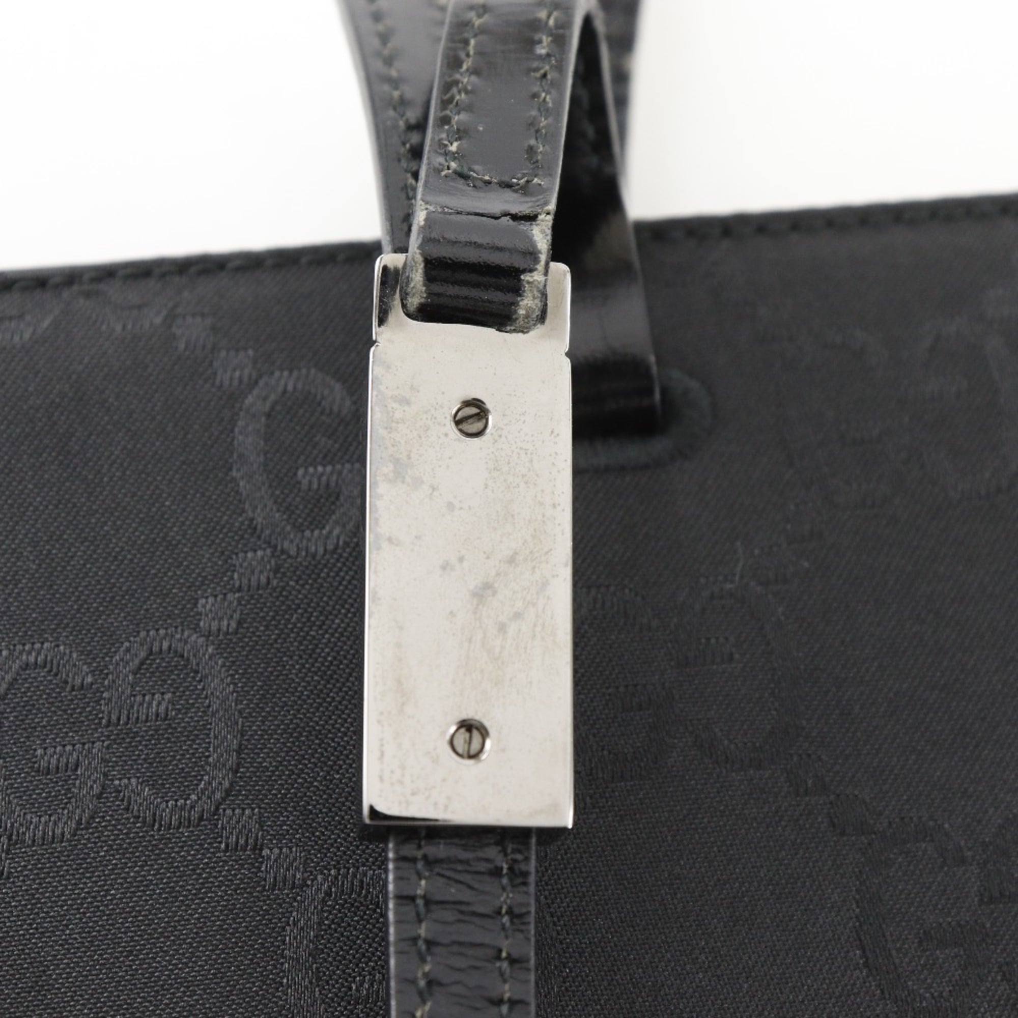 Gucci Black Gg Canvas Tote Bag (Pre-Owned)