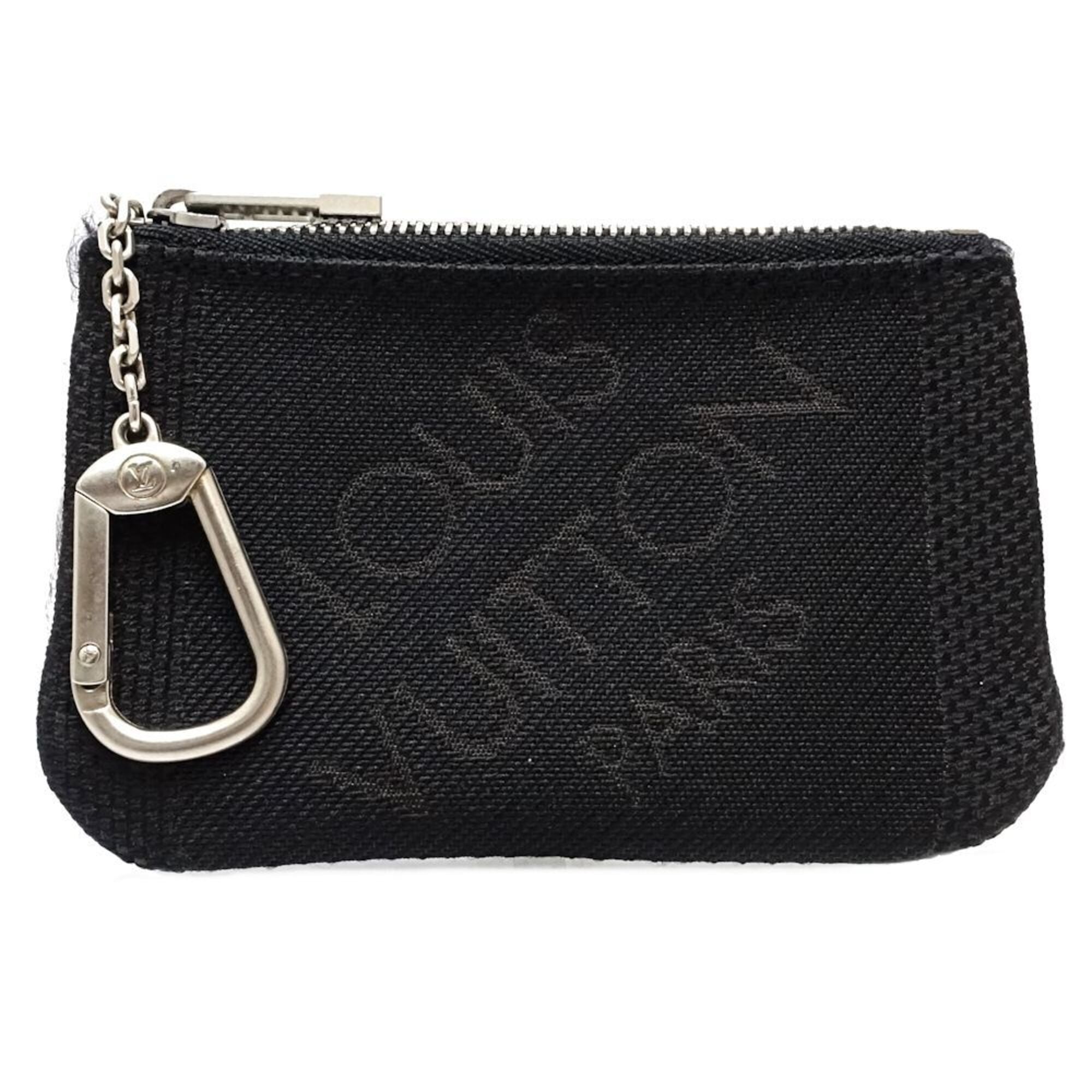 Louis Vuitton Damier Geant Noir Leather Coin Purse/Coin Case (Pre-Owned)