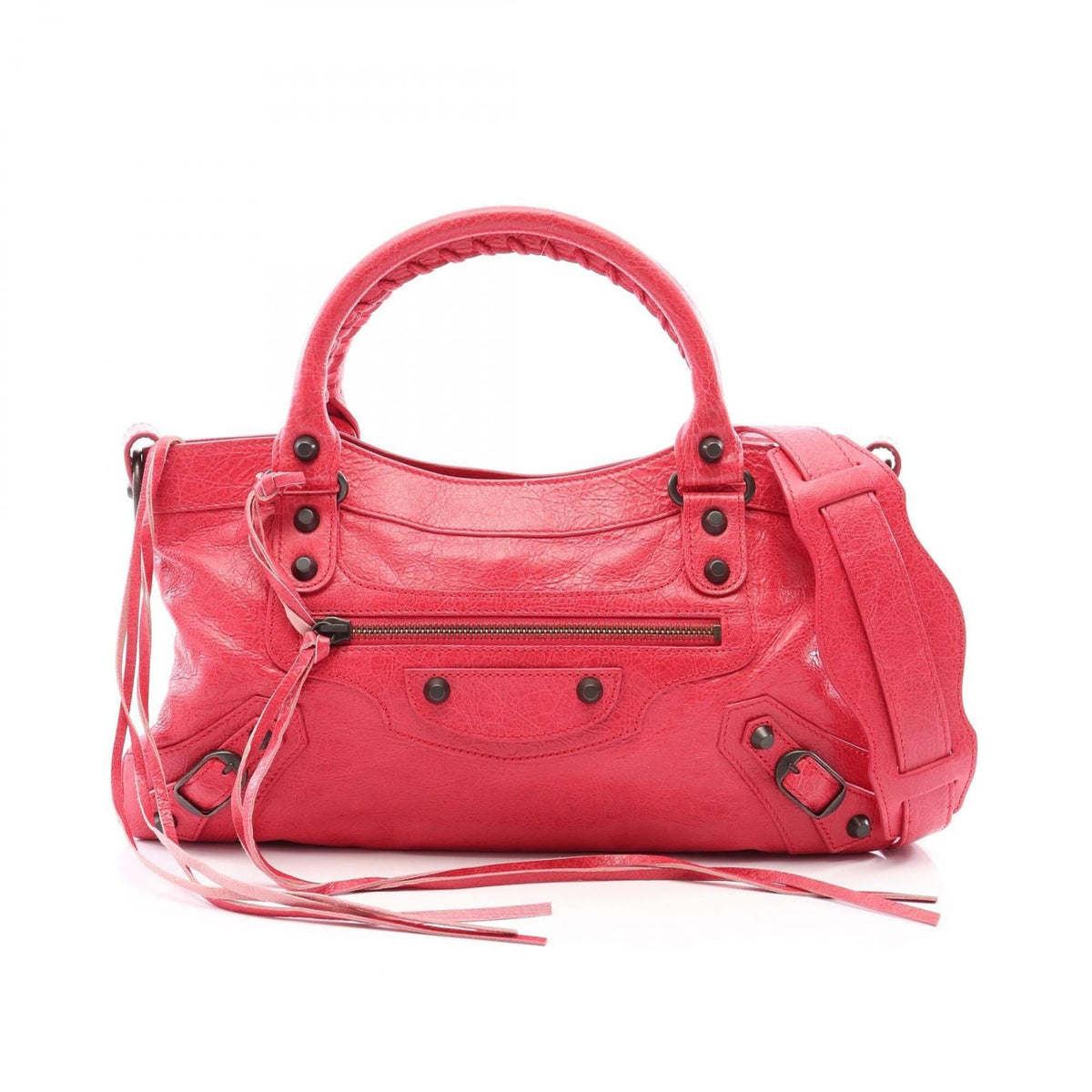 Balenciaga Pink Leather Handbag (Pre-Owned)