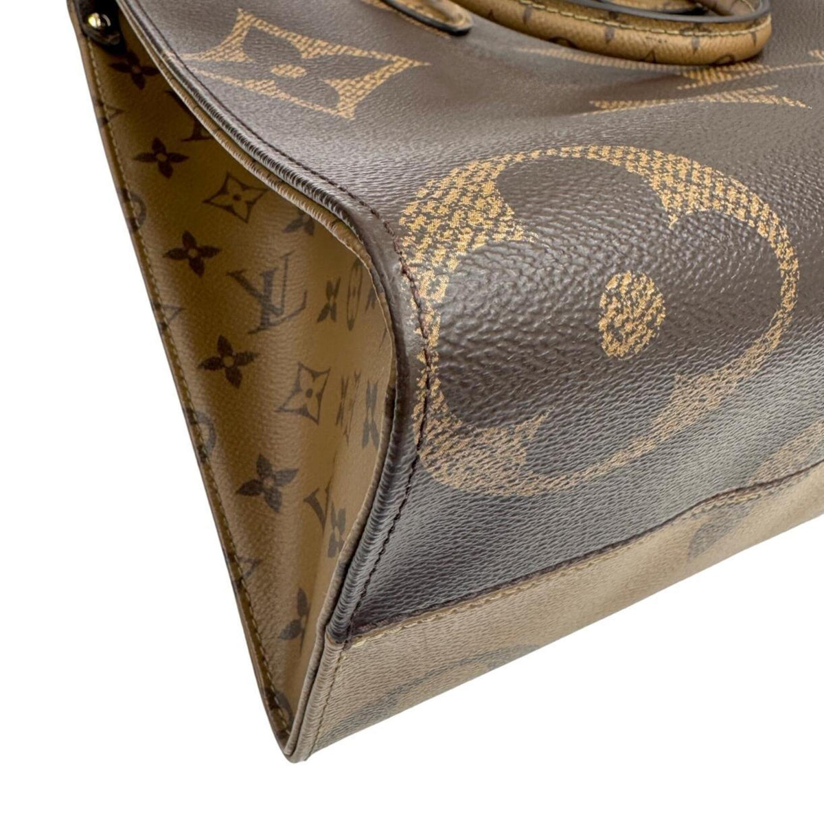Louis Vuitton Brown Monogram Handbag Tote Bag (Pre-Owned)