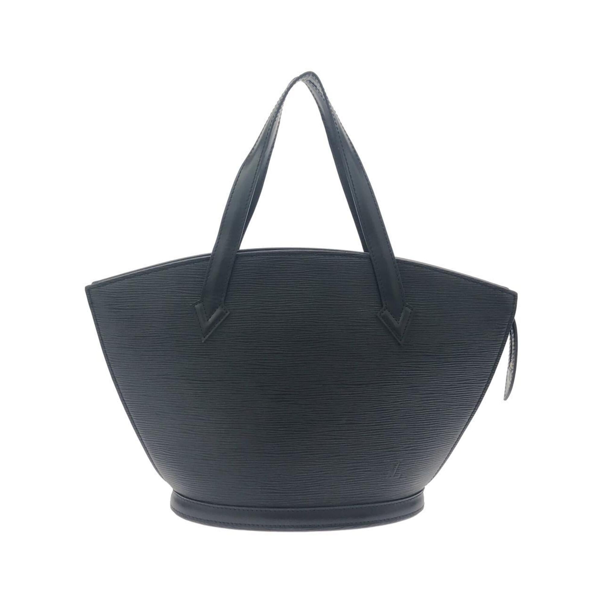 Louis Vuitton Black Leather Handbag (Pre-Owned)