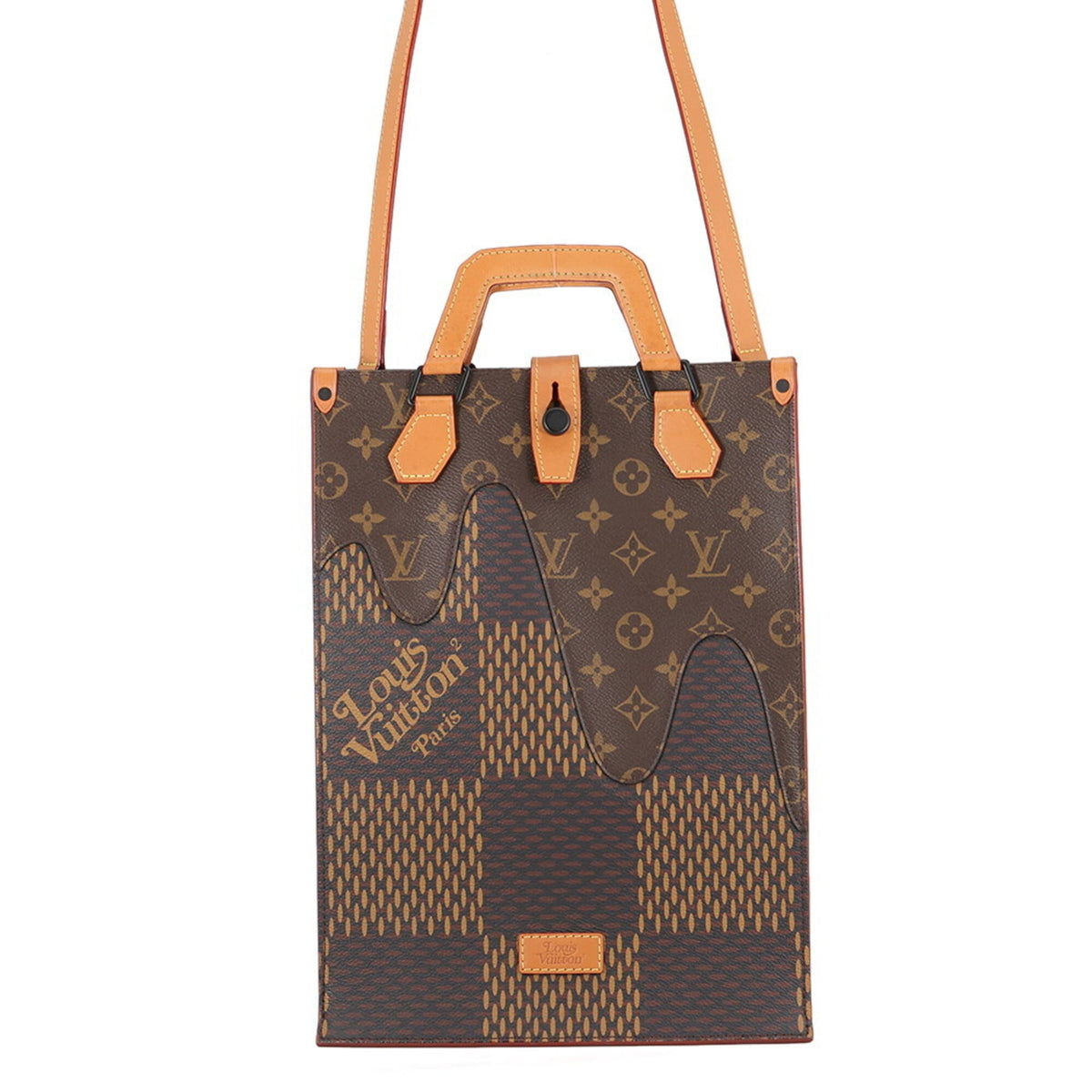 Louis Vuitton Damier Black Damier Canvas Ebene Noir Monogram Handbag (Pre-Owned)