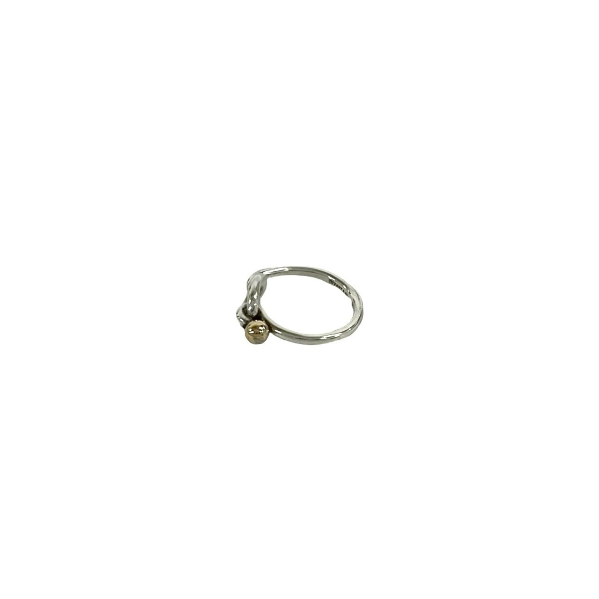 Tiffany Gold Silver Yellow Gold (18K) Silver 925 Band Ring (Pre-Owned)