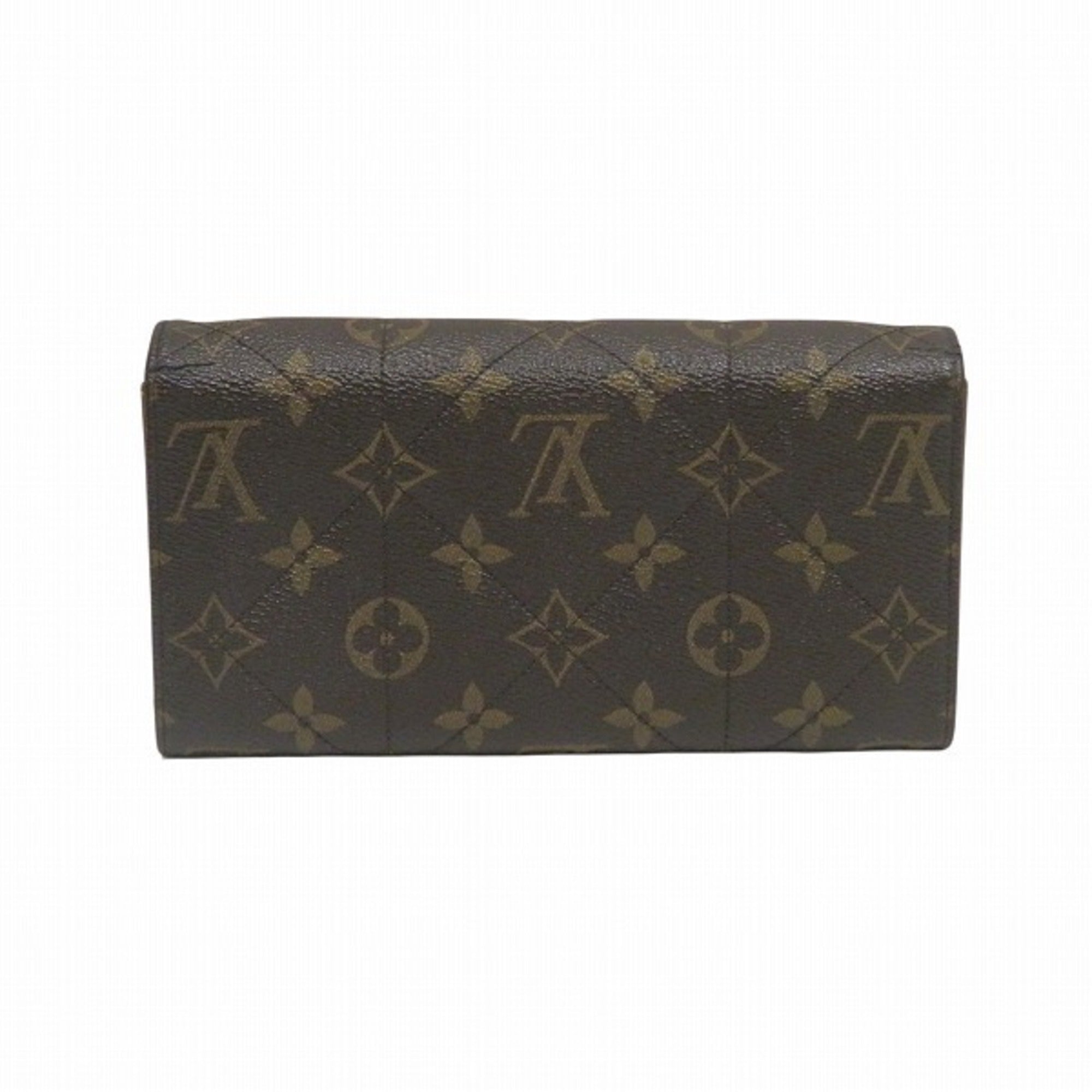 Louis Vuitton Monogram Brown Monogram Long Wallet (Bi-Fold) (Pre-Owned)