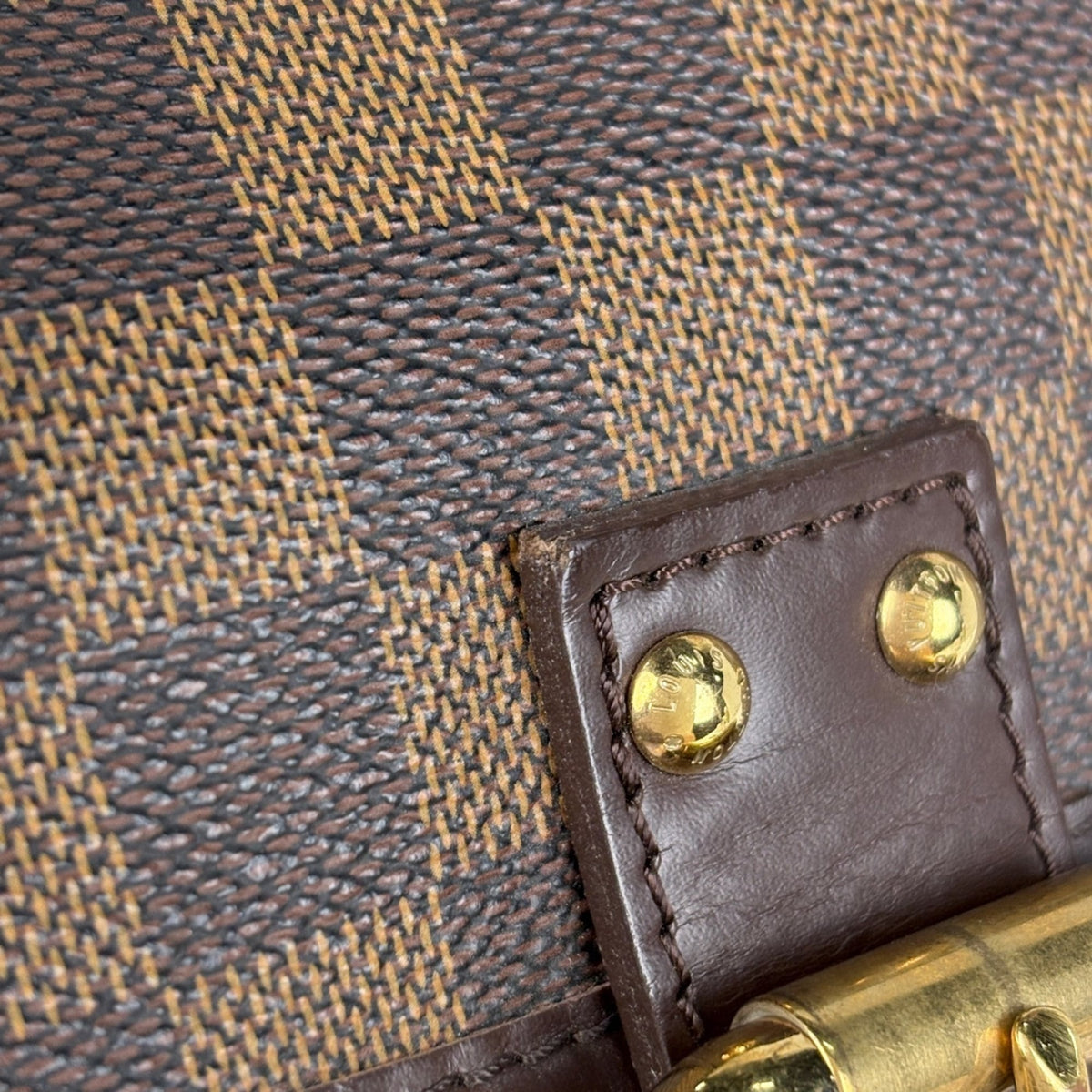 Louis Vuitton Damier Brown Damier Canvas Shoulder Bag (Pre-Owned)