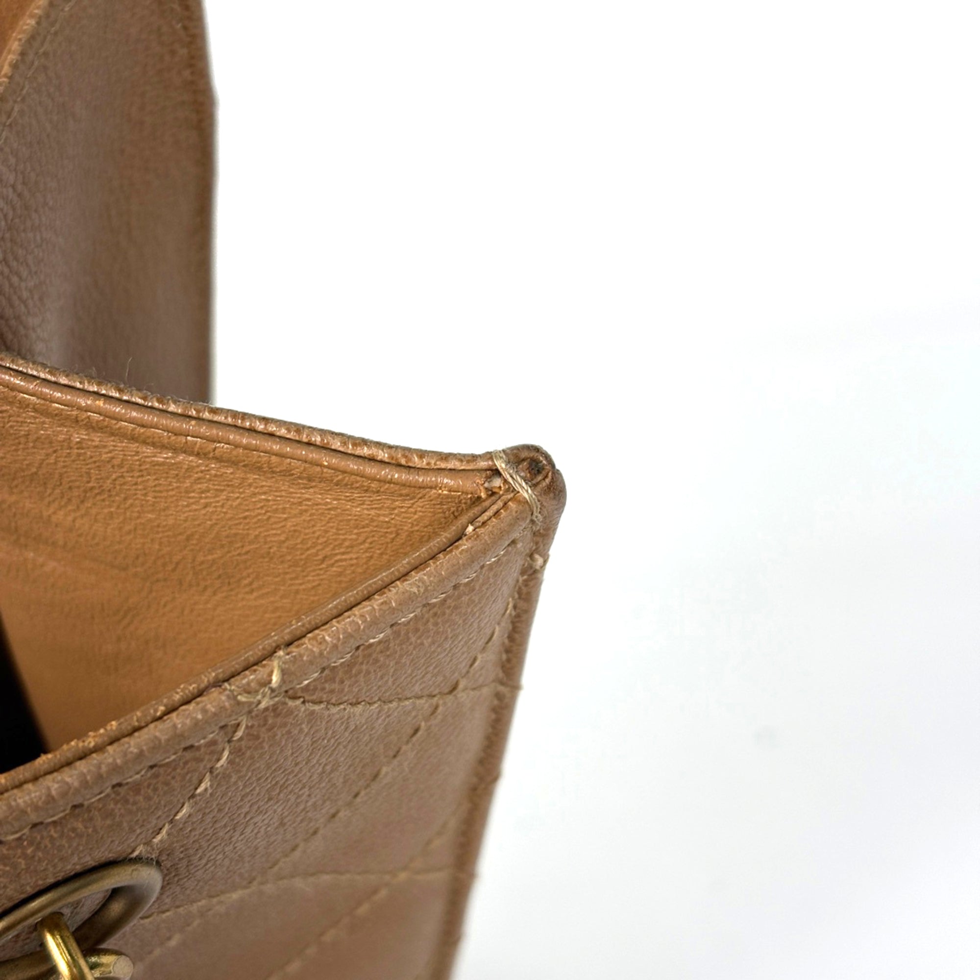Chanel Camel Grained Calfskin Tote Bag (Pre-Owned)